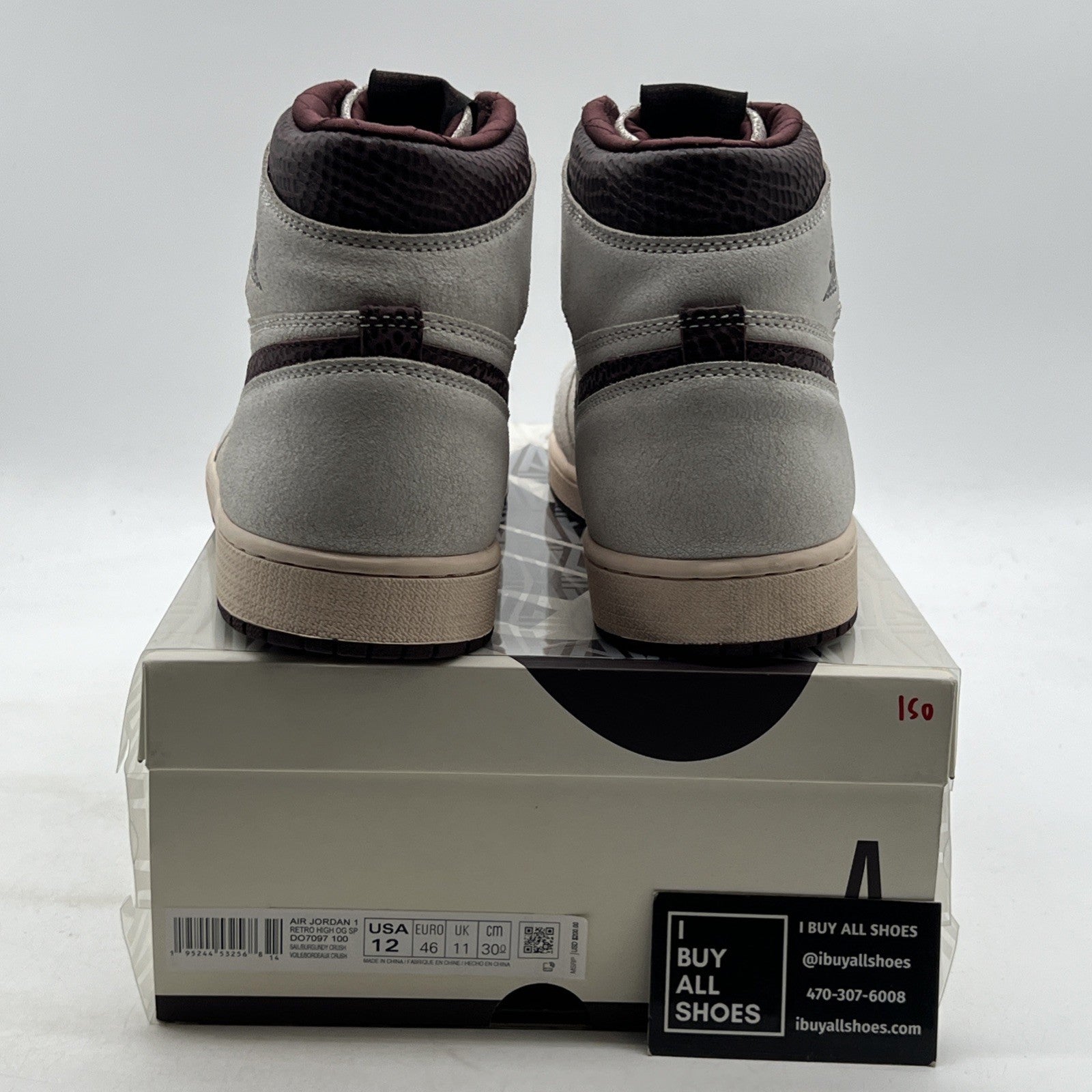Size 12 - Air Jordan 1 OG x A Ma Maniere High Airness (DO7097-100)