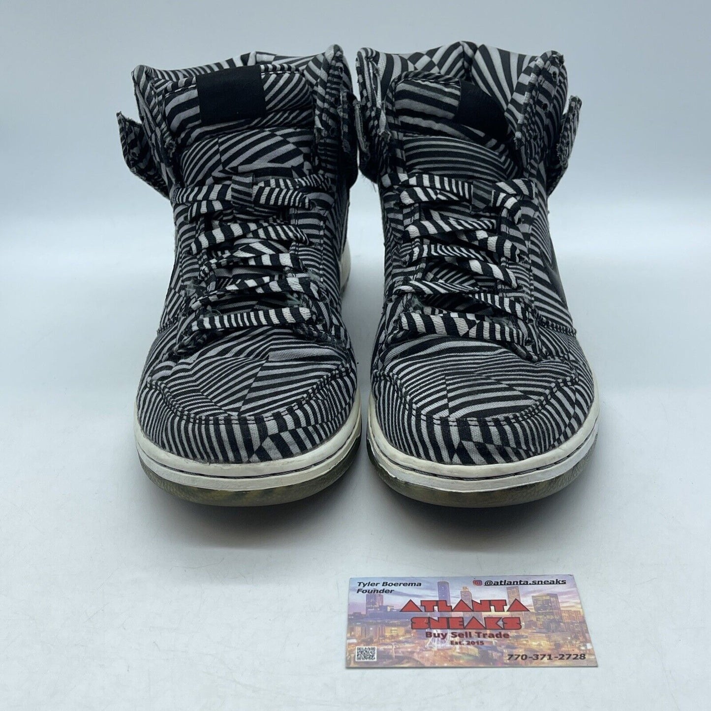 Size 11 - Nike Dunk Premium SB High Concept Car Black White (313171-103)