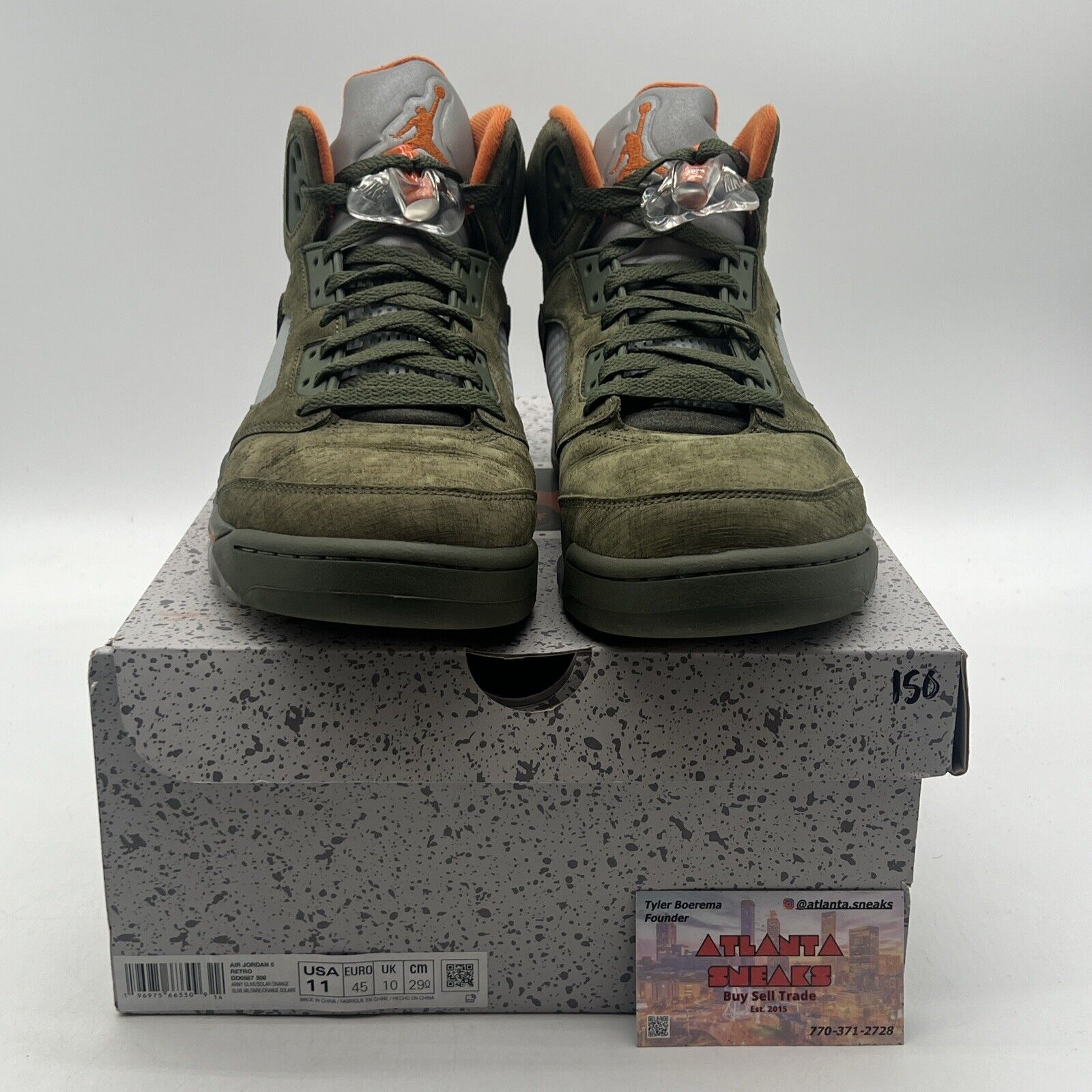 Size 11 - Air Jordan 5 Retro 2024 Olive Orange Icey (DD0587-308)
