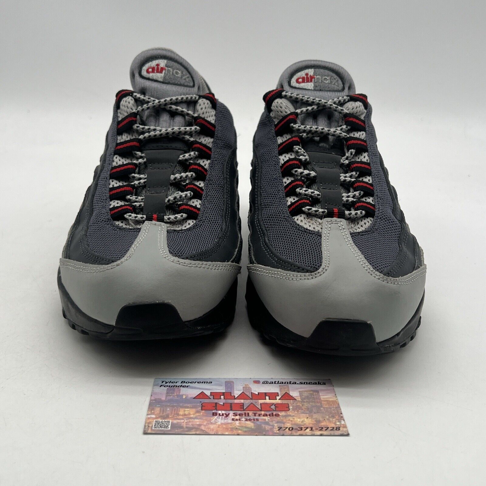 Size 9.5 - Nike Air Max 95 Essential Silver Anthracite (749766-005)