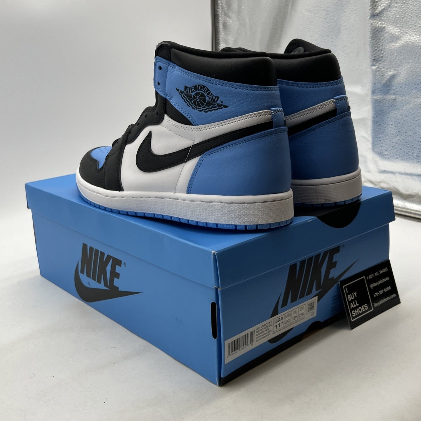 Size 11.5 - Air Jordan 1 Retro OG High UNC Toe (DZ5485-400)