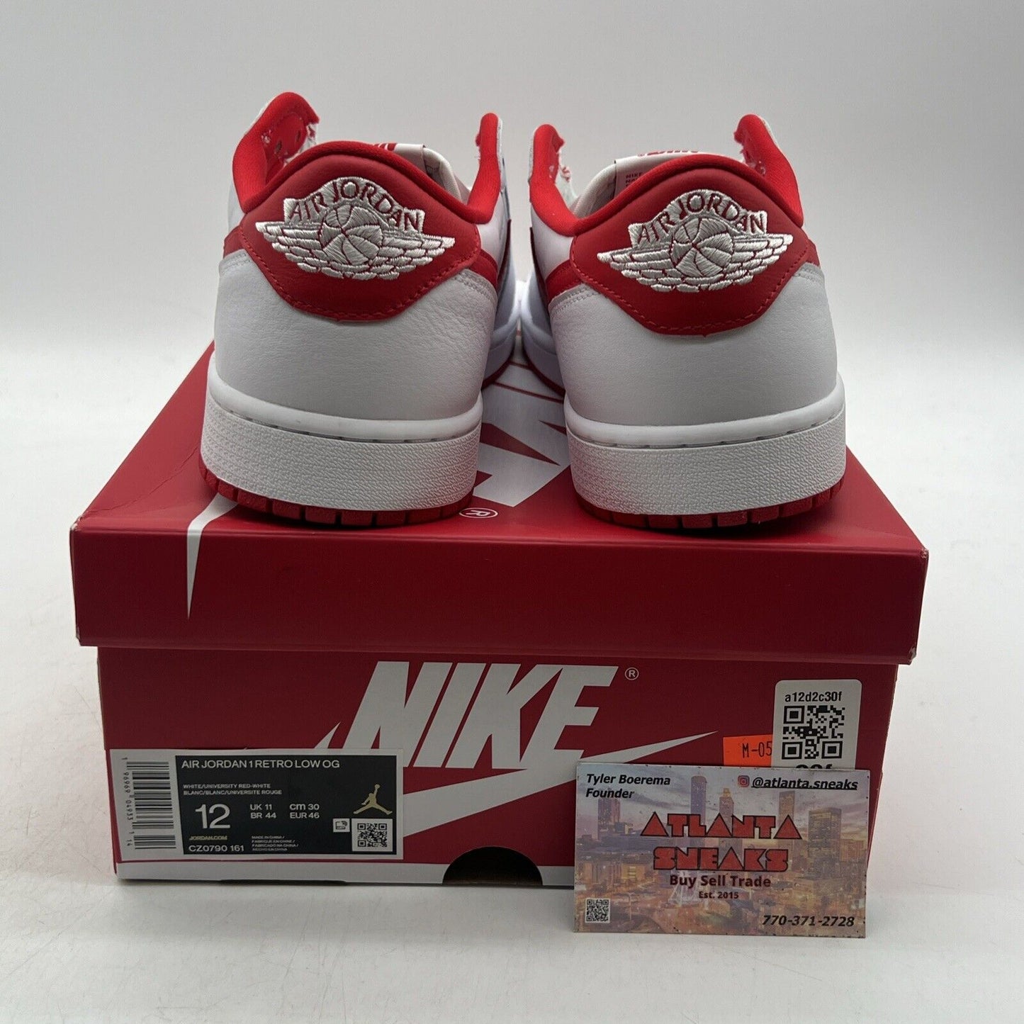 Size 12 - Air Jordan 1 Retro OG Low University Red