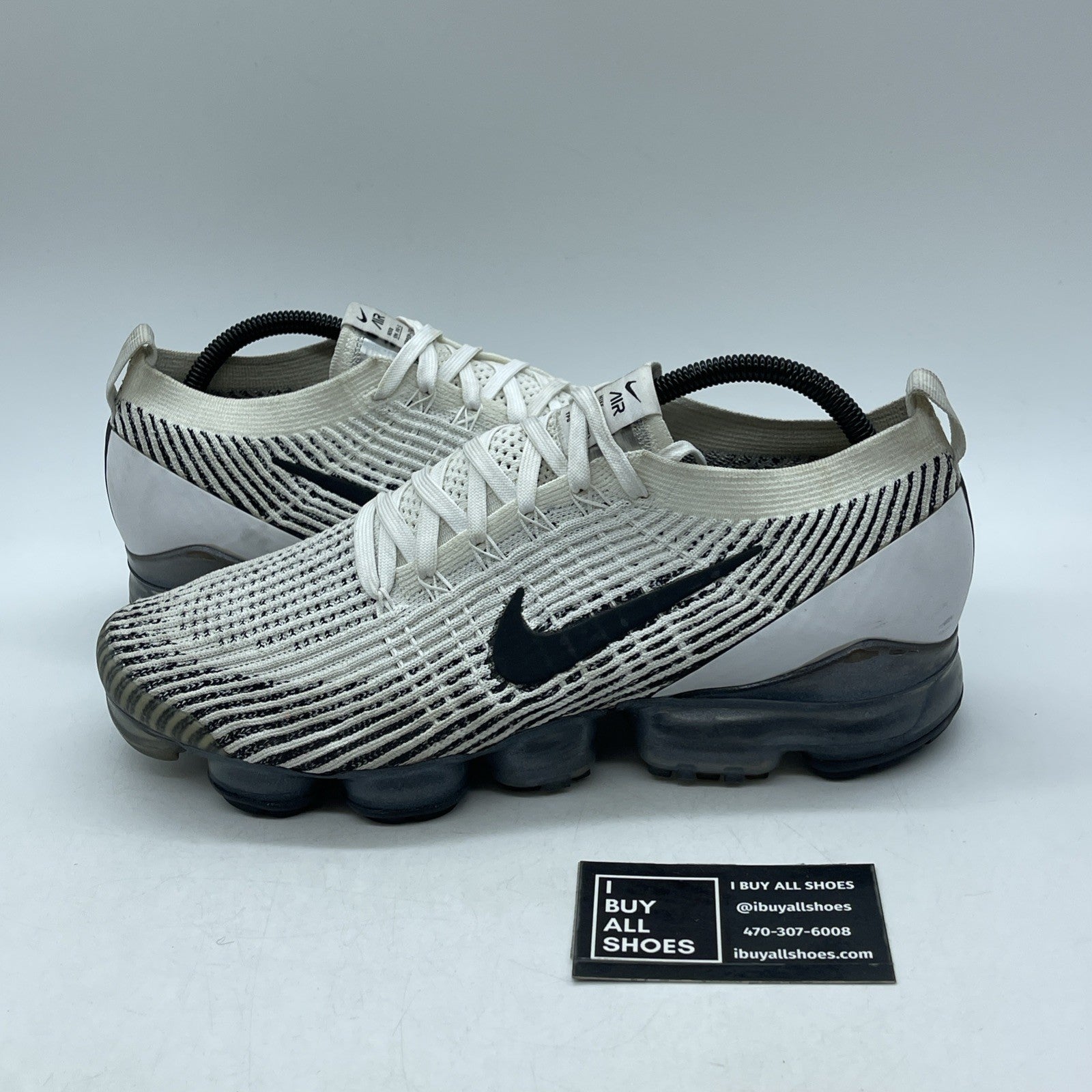 Size 11 - Nike Air VaporMax Flyknit 3 Zebra (AJ6900-105)