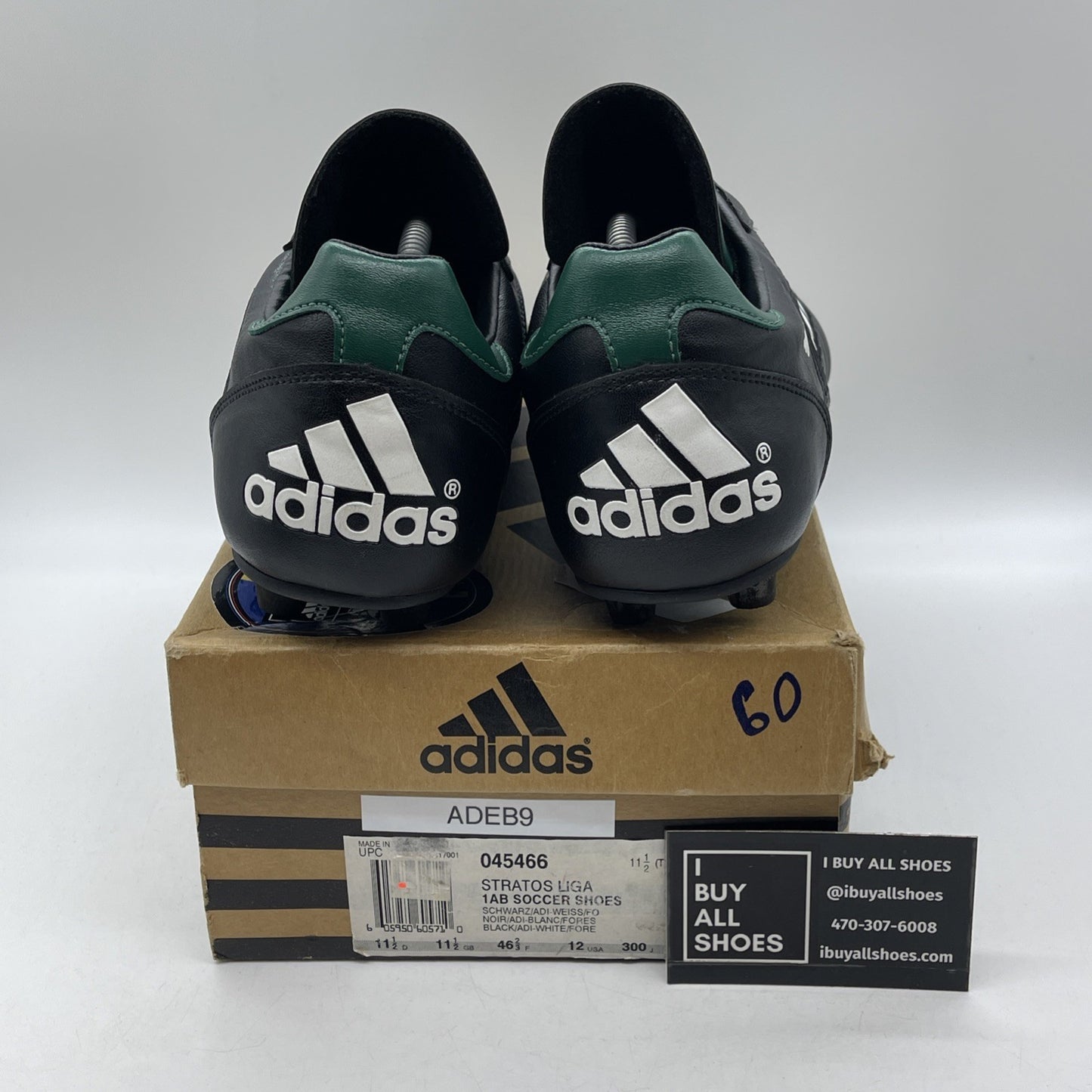 Size 12 - Adidas Stratos Cup Liga 1AB JR soccer shoes Leather (045466)