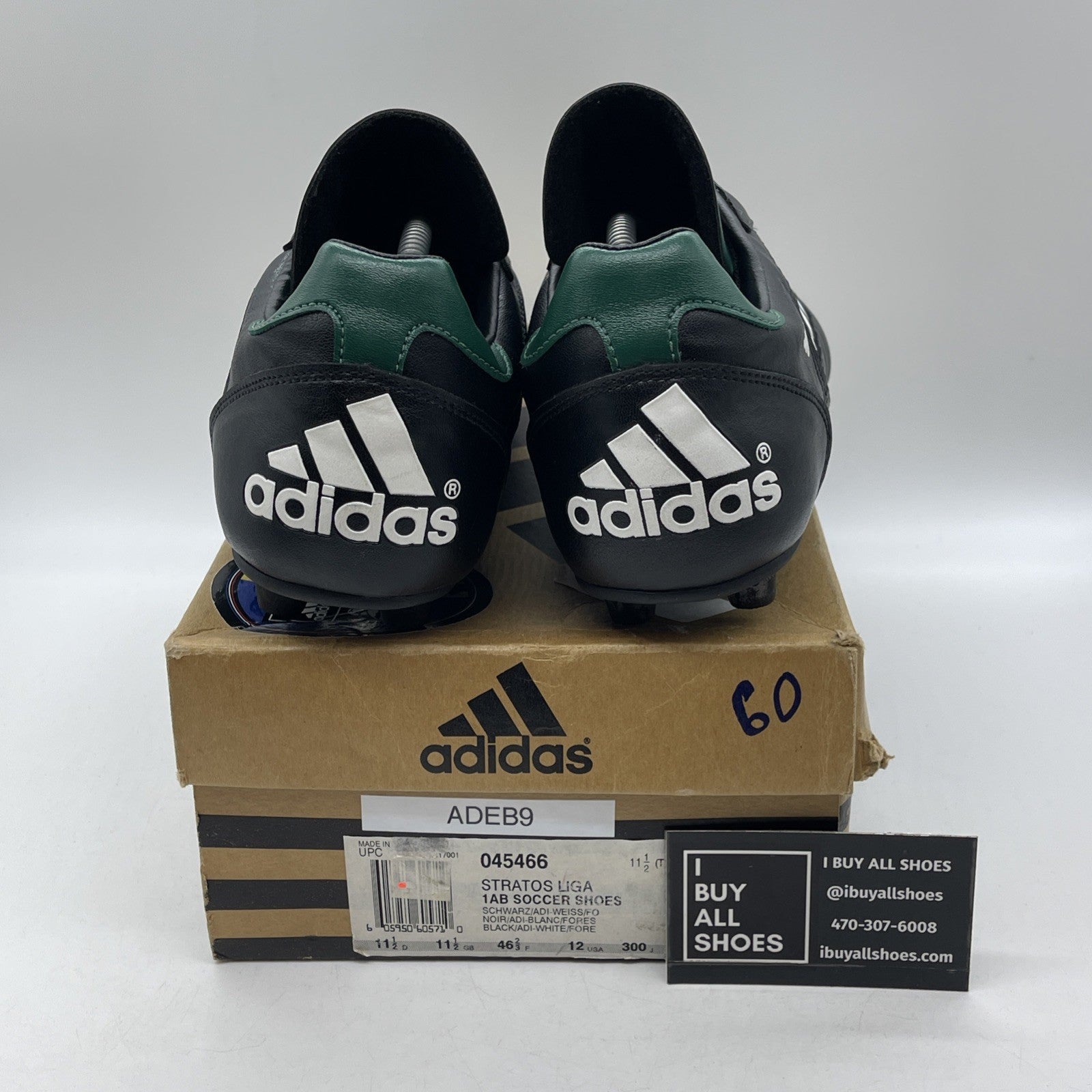 Size 12 - Adidas Stratos Cup Liga 1AB JR soccer shoes Leather (045466)