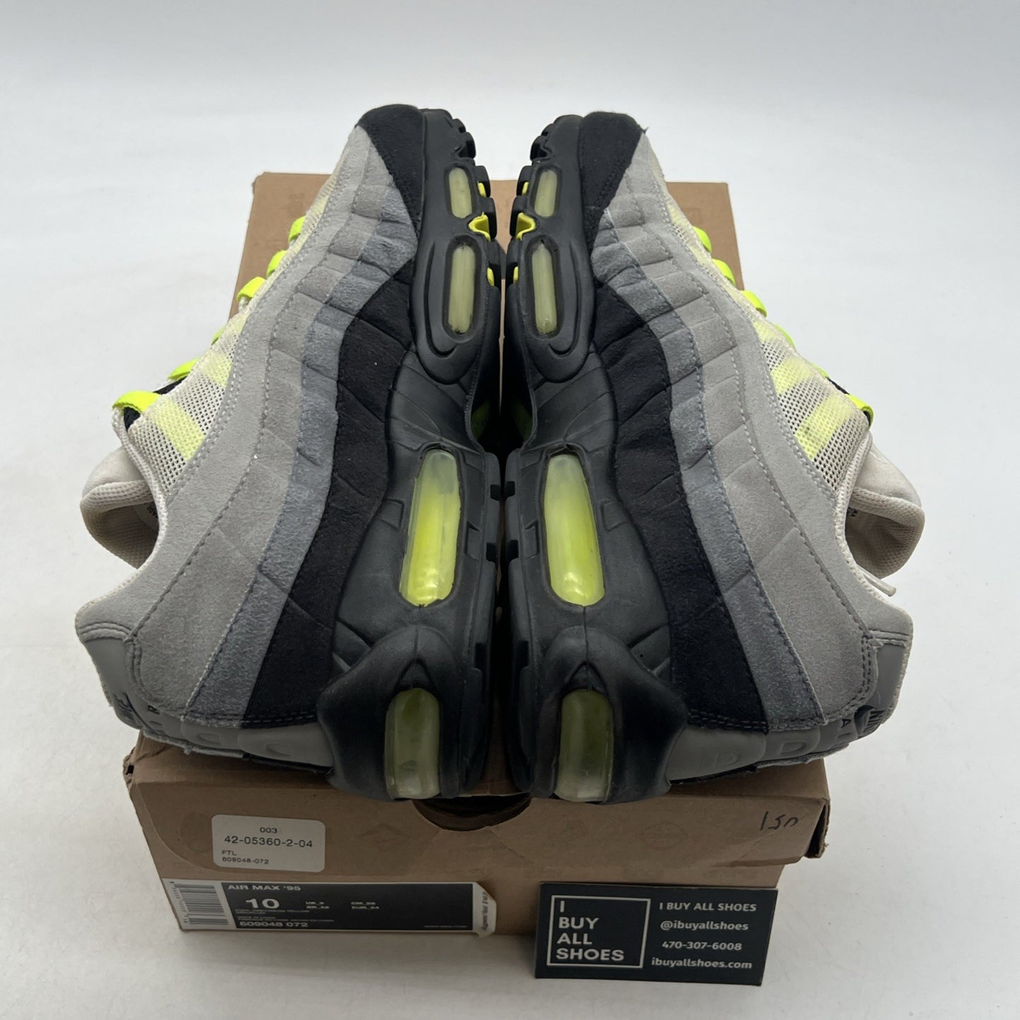Size 10 - Nike Air Max 95 2010 Neon (609048-072)