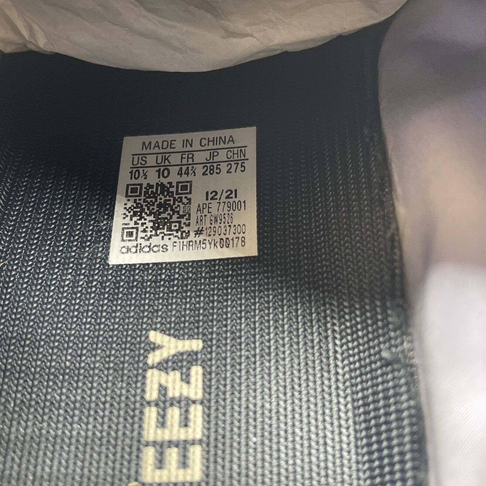 Size 10.5 - adidas Yeezy Boost 700 MNVN Geode Purple Black Suede (GW9526)