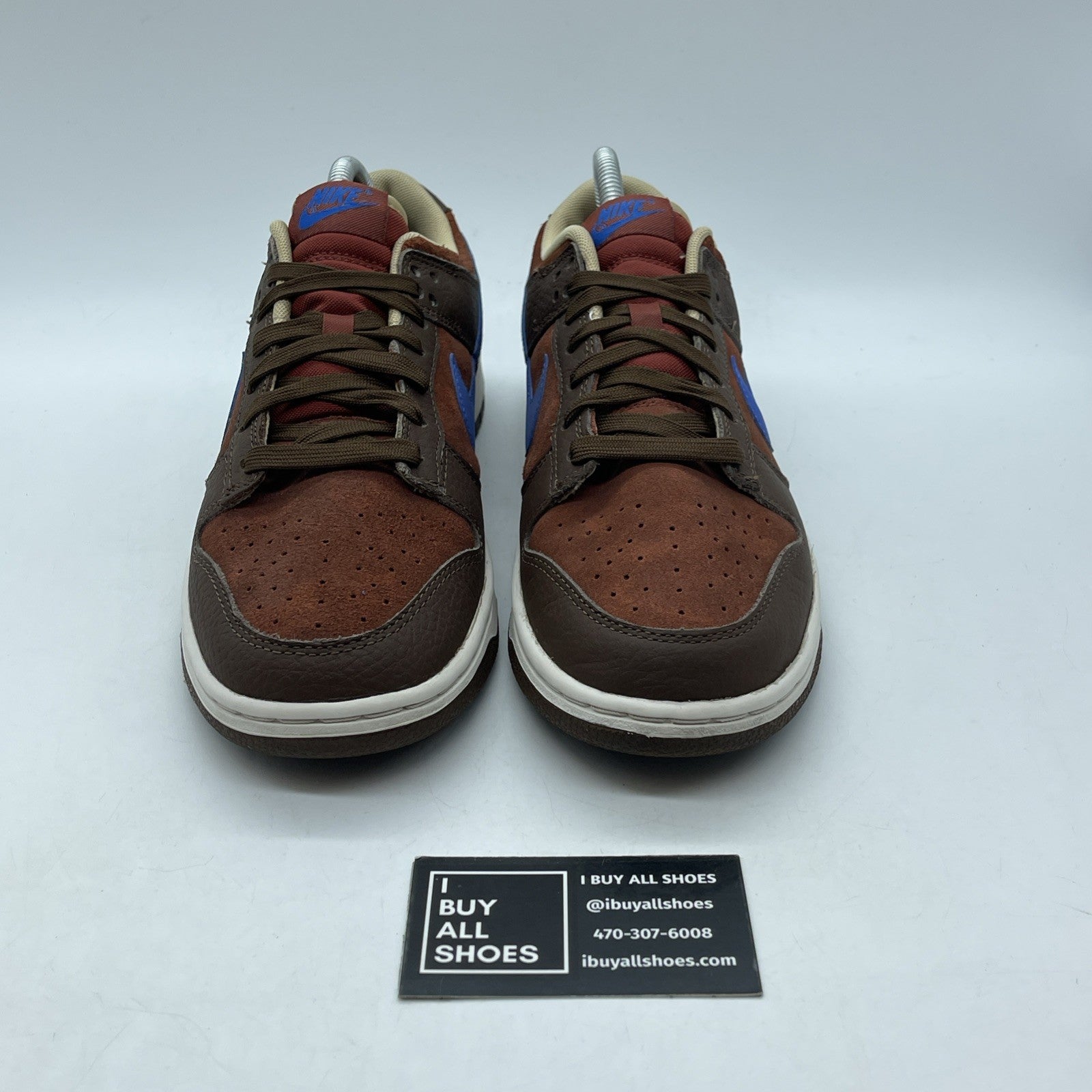 Size 8.5 - Nike Dunk Premium Low Mars Stone Blue Suede Leather (DR9704-200)