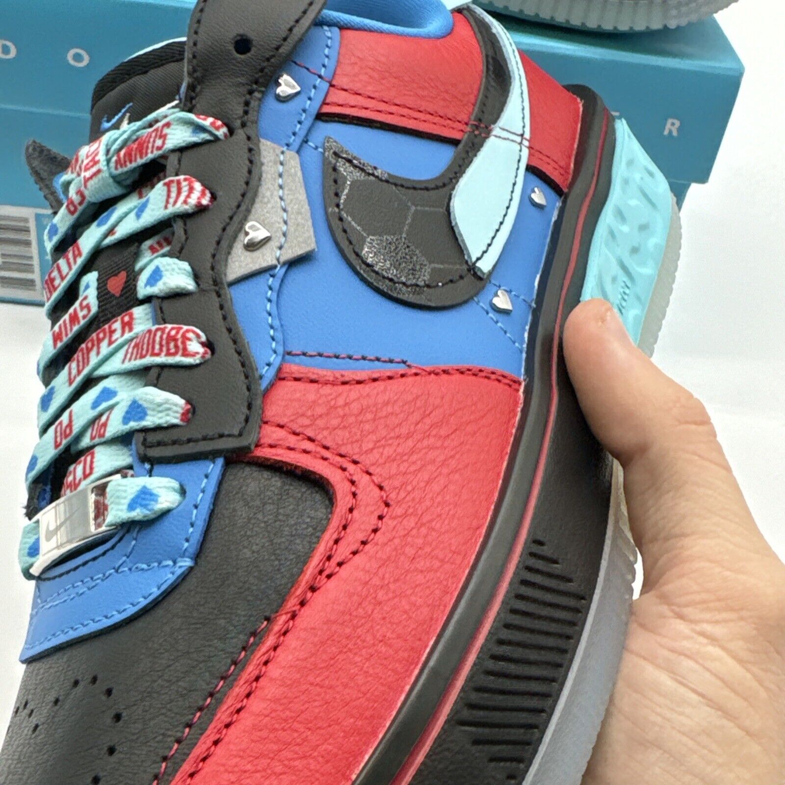 Size 10 - Nike Air Force 1 Fontanka Doernbecher 2022 USA blue Red Unc Cidni OG