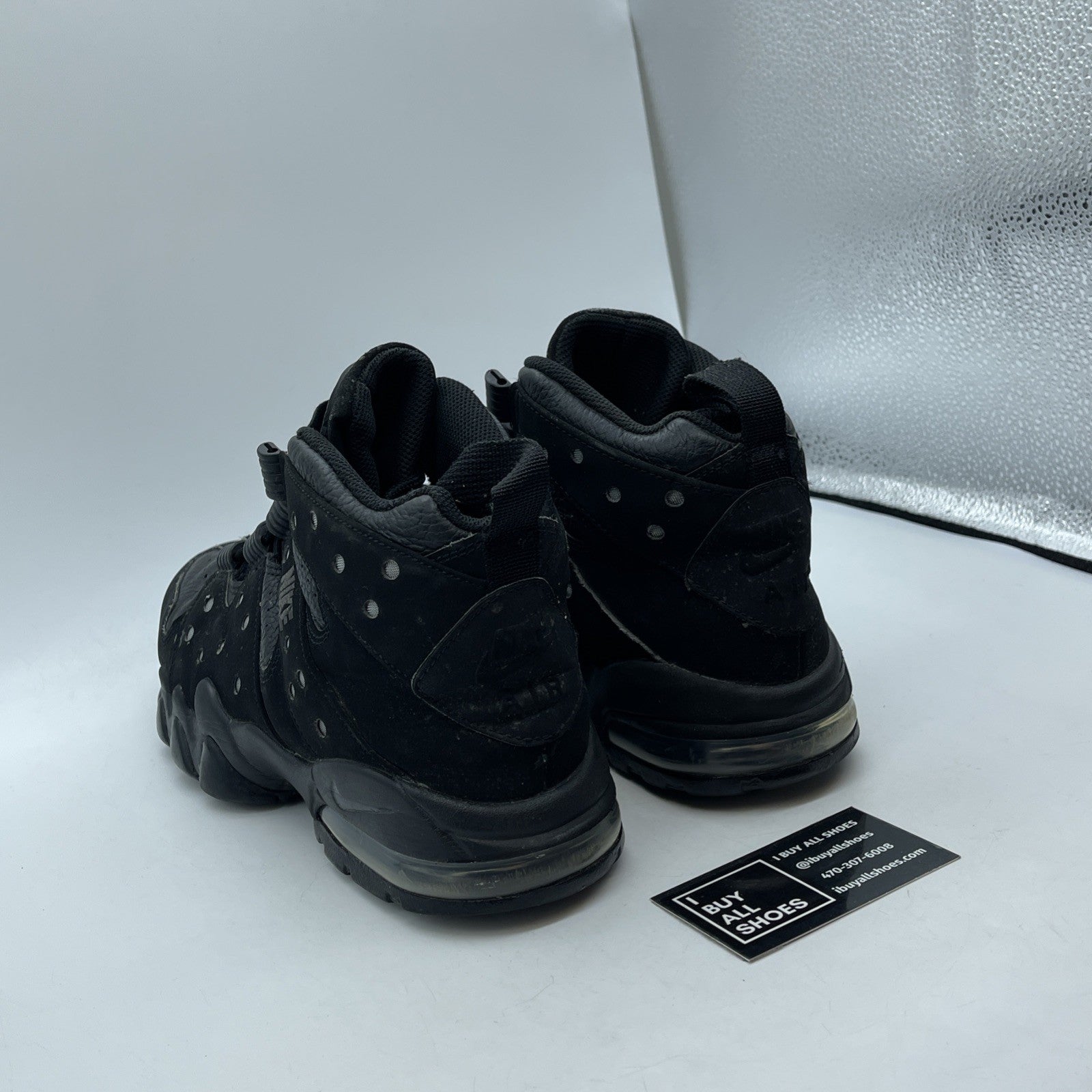Size 10.5 - Nike Air Max 2 CB 94 Triple Black Suede Leather (DC1411-001)