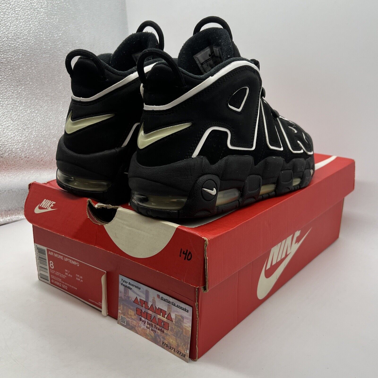 Size 8 - Nike Air More Uptempo Release 2016 Suede (414062-002)