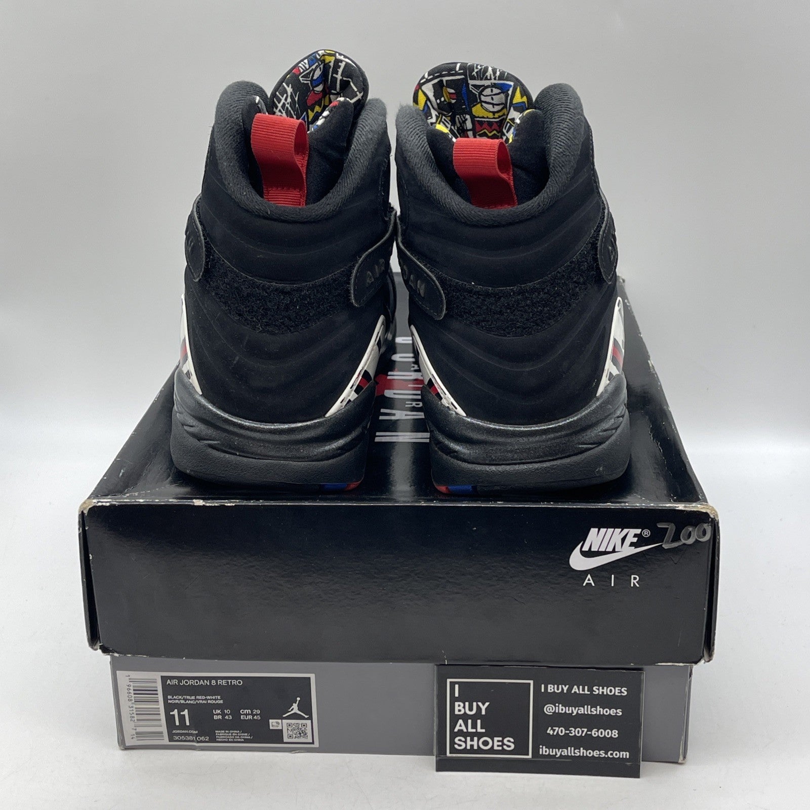 Size 11 - Air Jordan 8 Retro Mid Playoff (305381-062 305381-062)