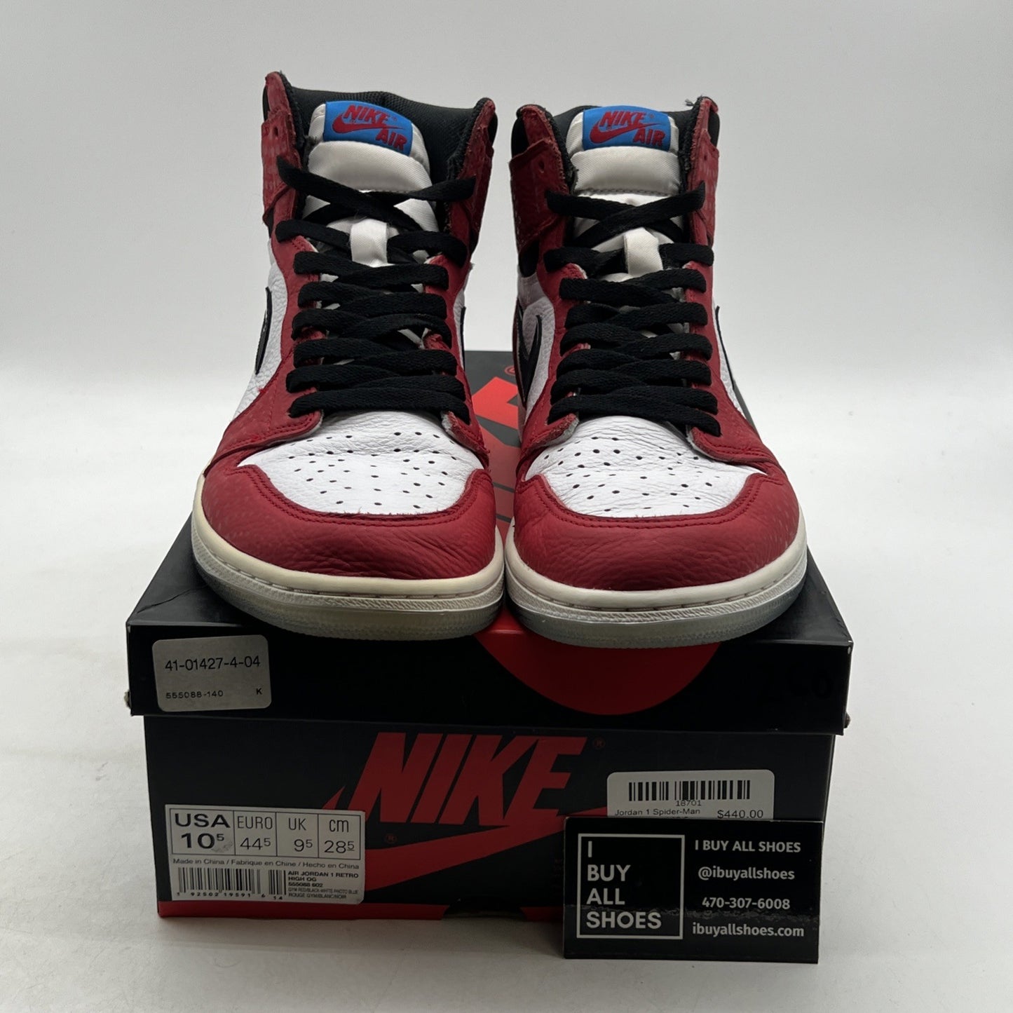 Size 10.5 - Air Jordan 1 Retro OG Special Box x Marvel High Origin Story