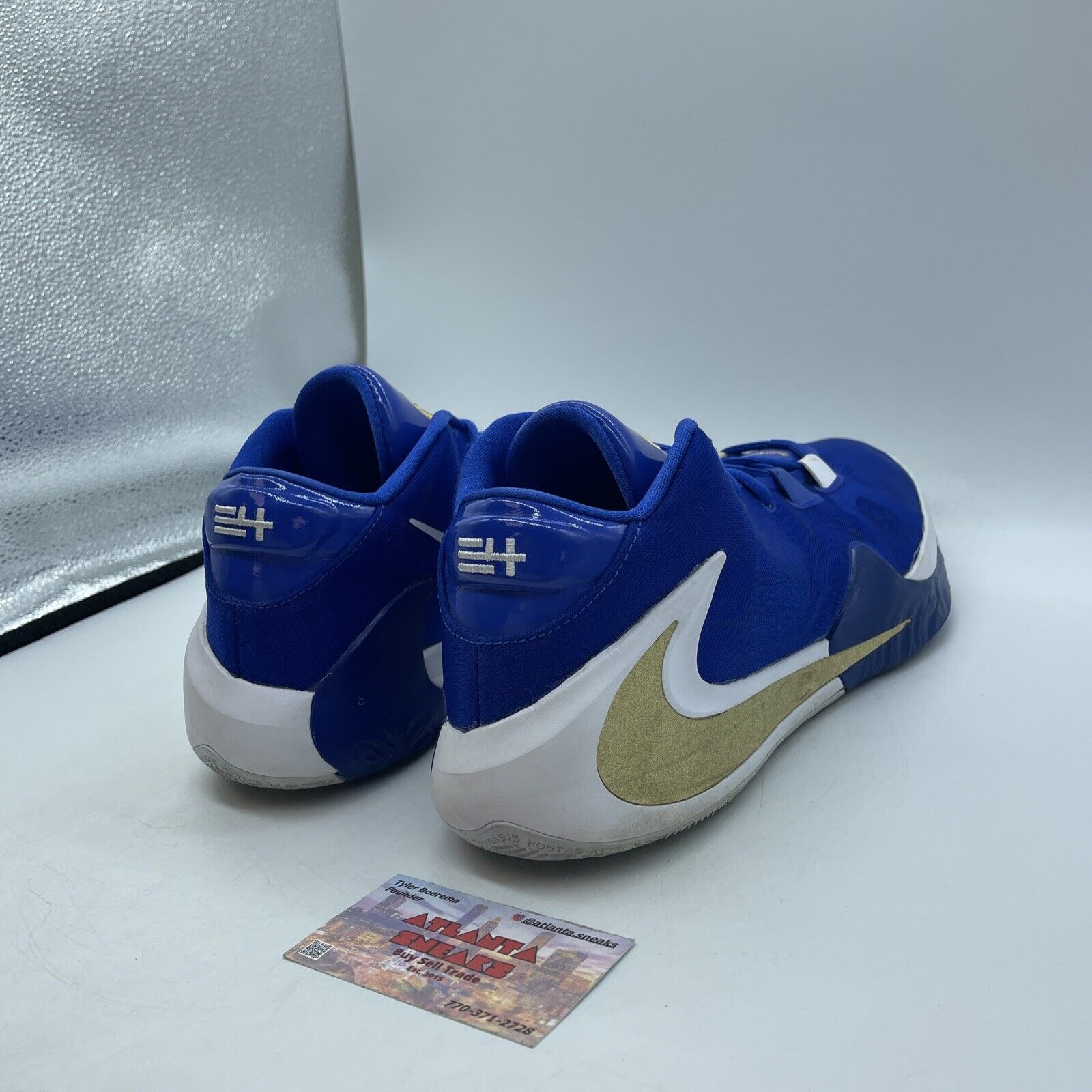 Size 13 - Nike Zoom Freak 1 Greece Blue White Gold (BQ5422-400)