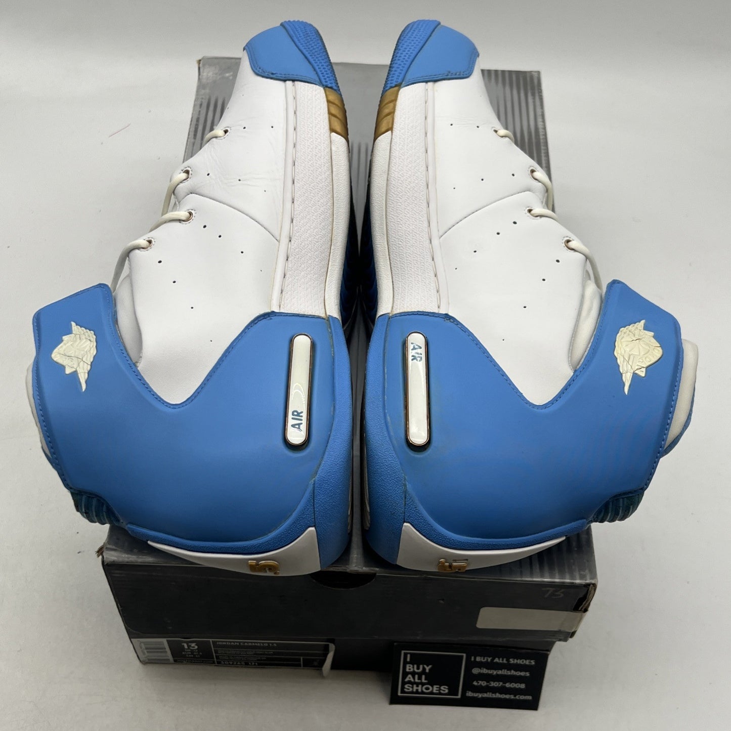 Size 13 - Air Jordan Carmelo 1.5 White (309265-171)