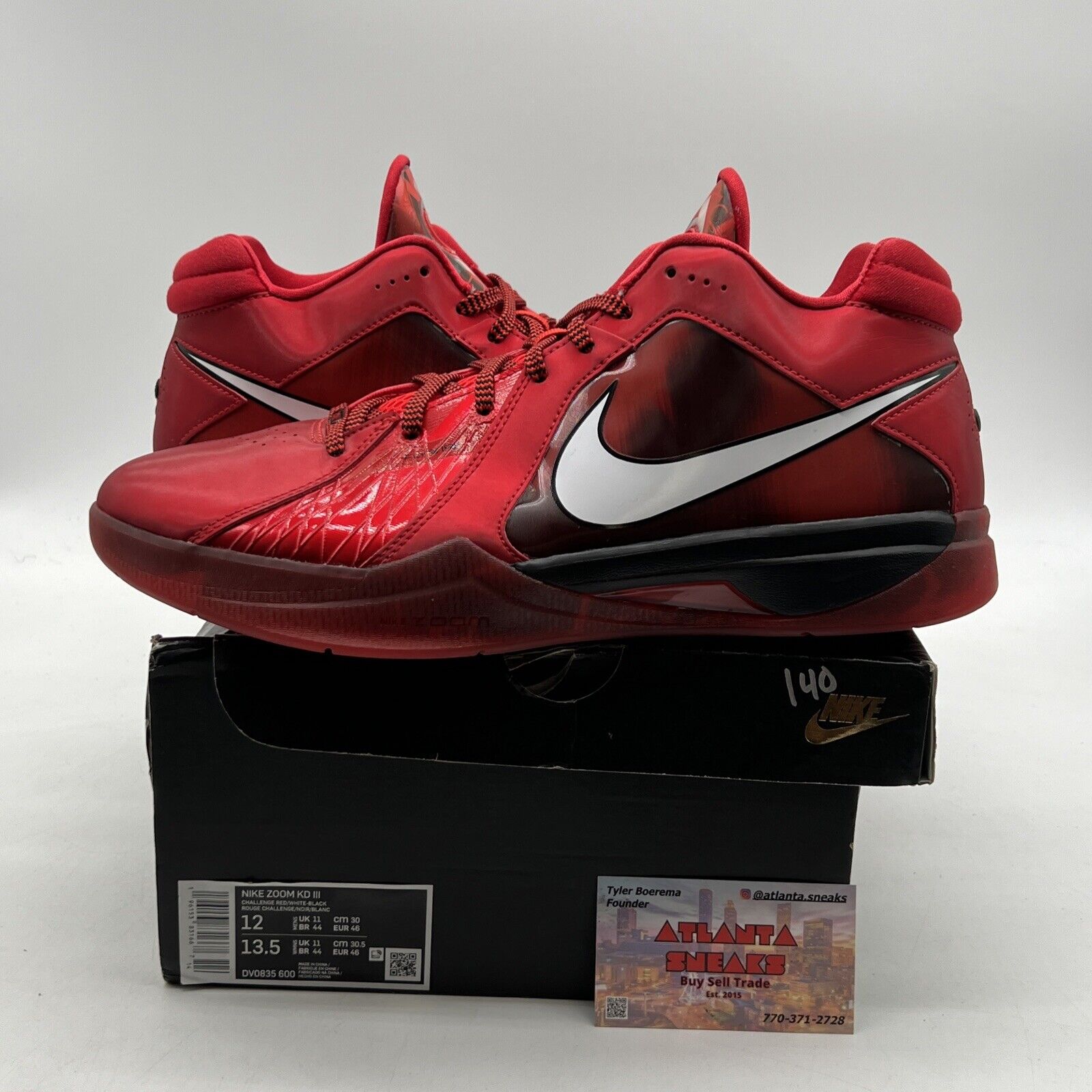 Size 12 - Nike KD 3 Red (DV0835-600)