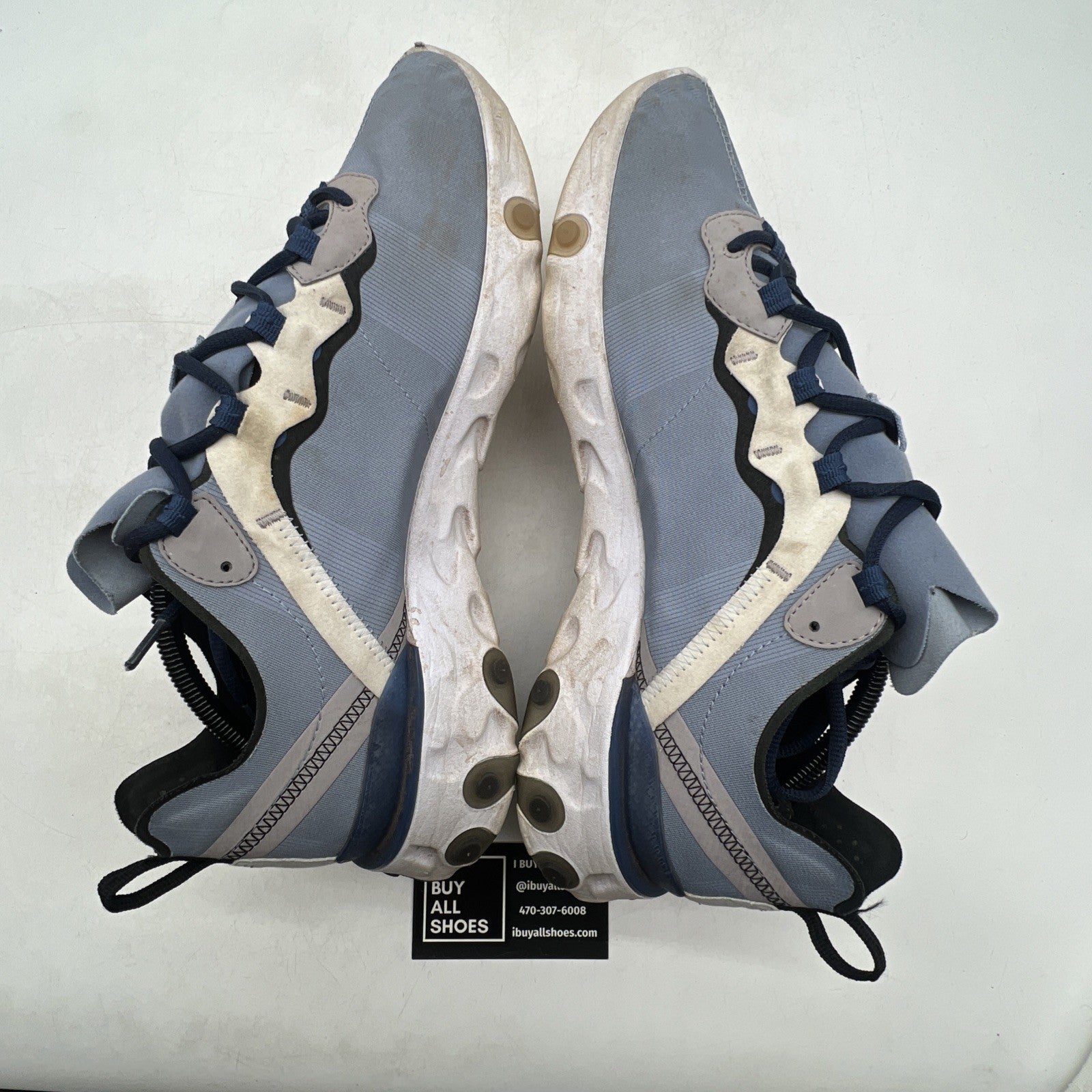 Size 12 - Nike React Element 55 Indigo Fog (BQ6166-402)