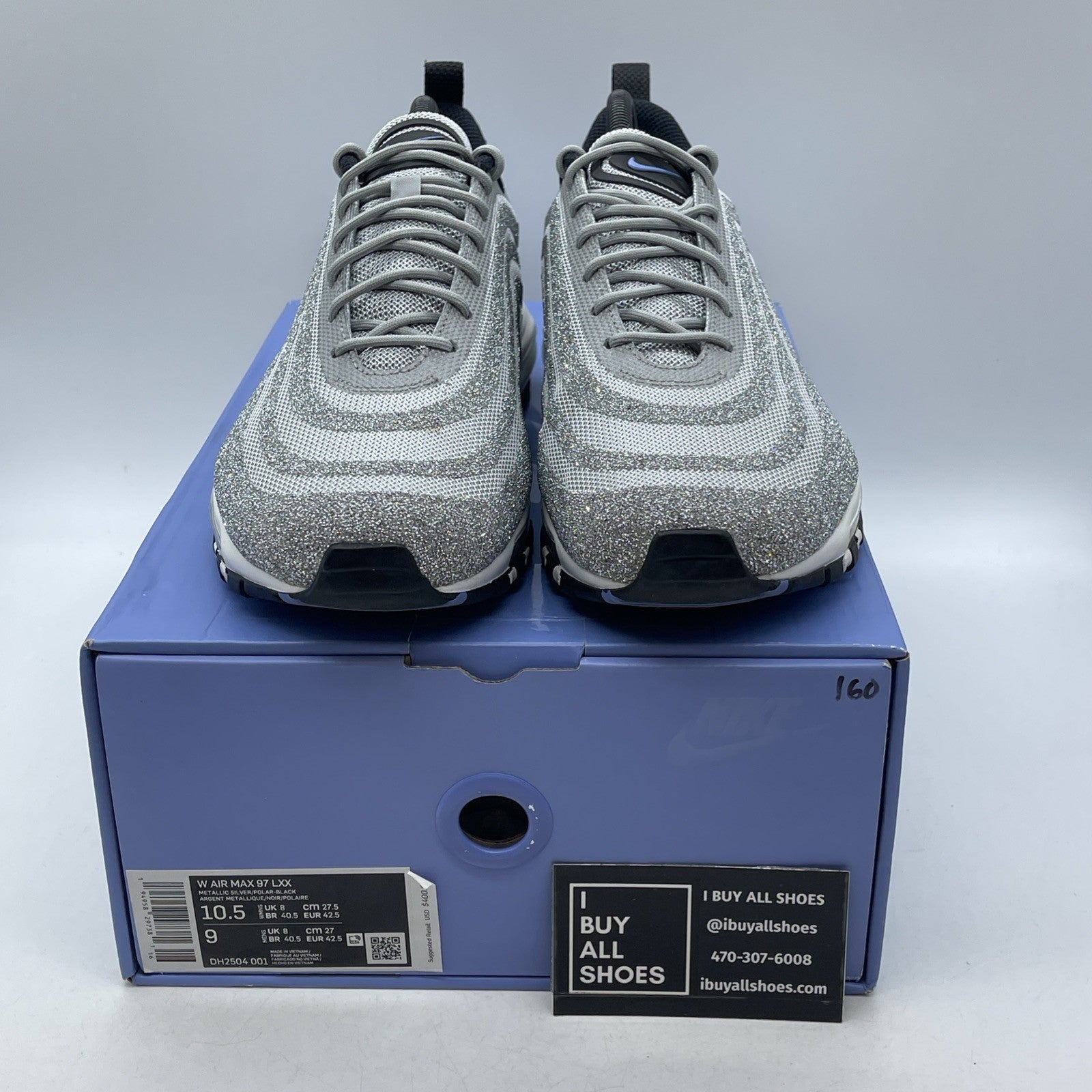 Size 10.5W - Nike Swarovski x Air Max 97 Polar Blue (DH2504-001)