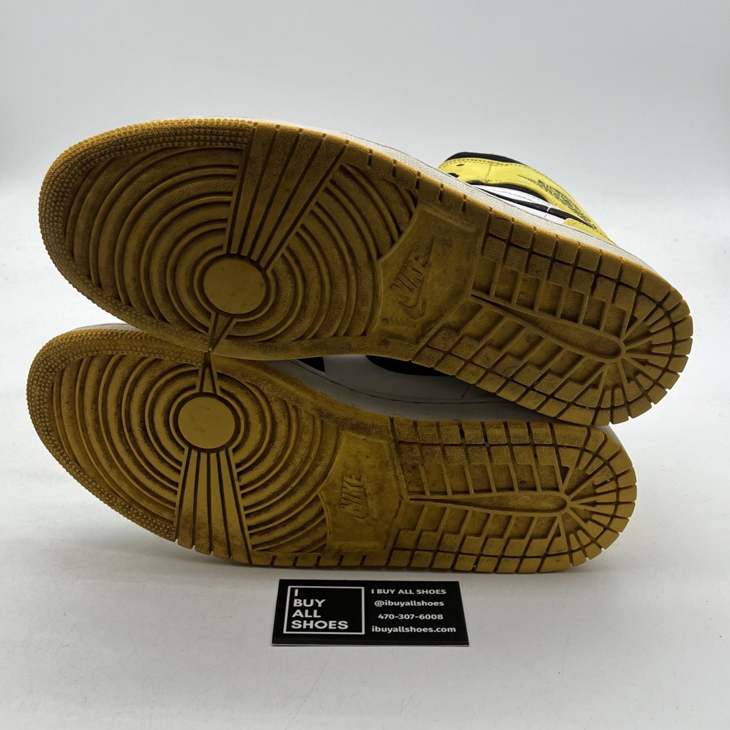 Size 11 - Air Jordan 1 SE Mid Yellow Toe (852542-071)
