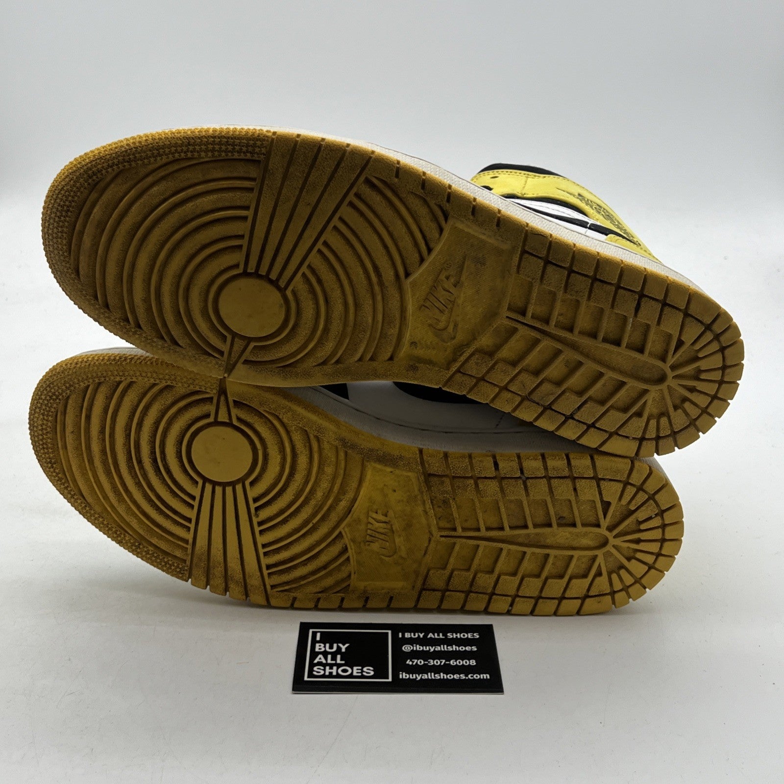 Size 11 - Air Jordan 1 SE Mid Yellow Toe (852542-071)