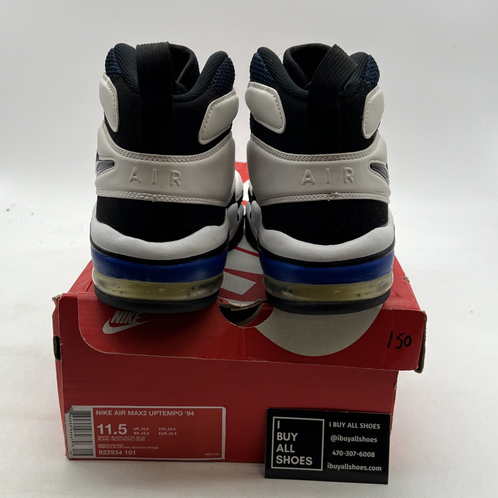 Size 11.5 - Nike Air Max 2 Uptempo 94 OG Duke (922934-101)