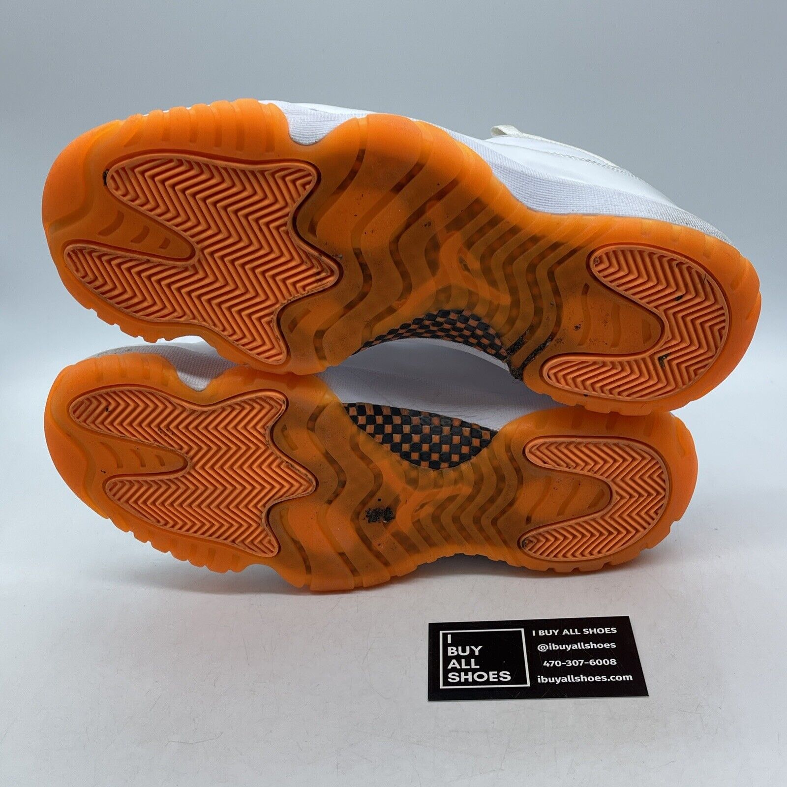 Size 11.5W - Air Jordan 11 Retro Low Bright Citrus White Suede (AH7860-139)