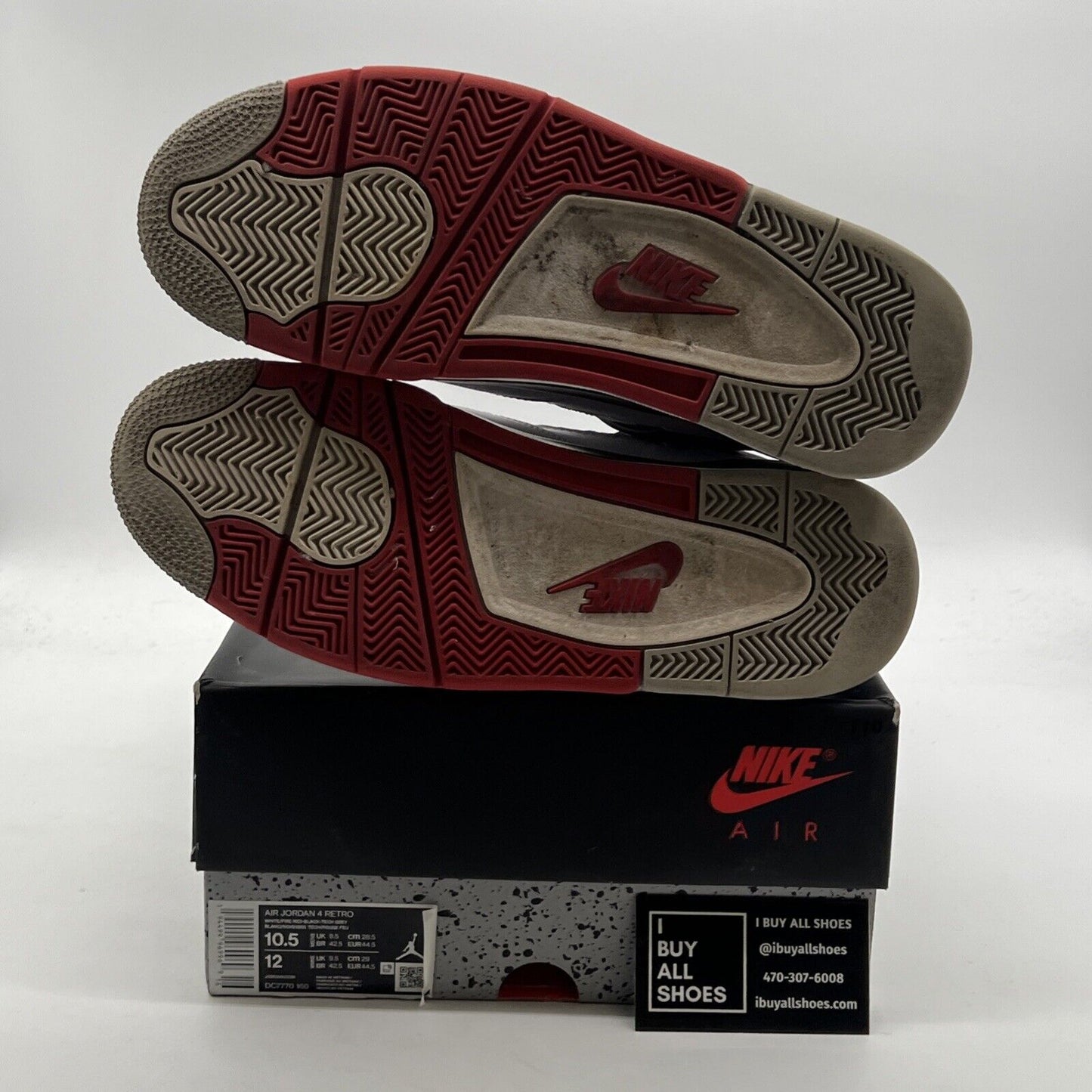 Size 10.5 - Air Jordan 4 Retro OG Mid Fire Red (DC7770-160)