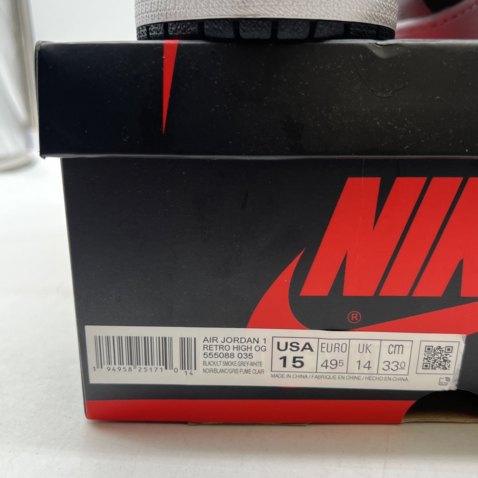 Size 15 - Air Jordan 1 Retro OG High Shadow 2.0 (555088-035)