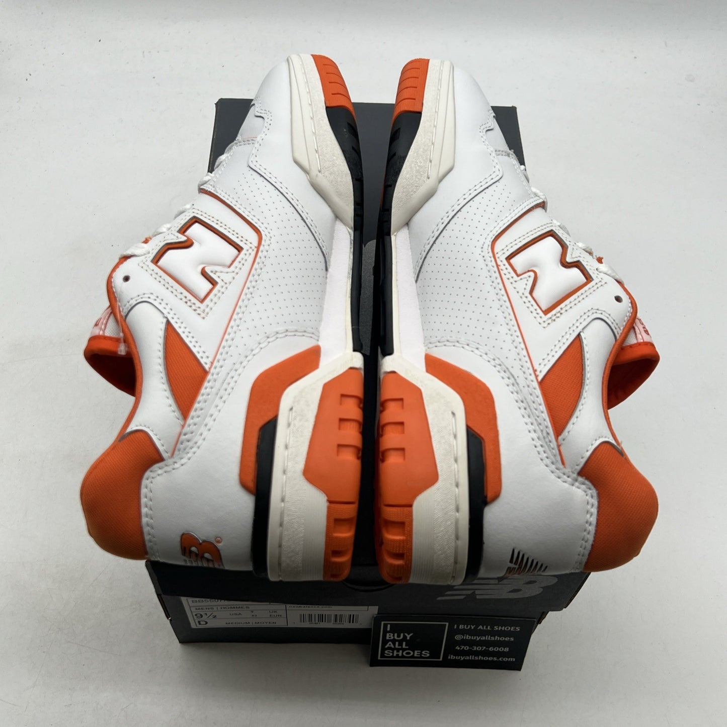 Size 9.5 - New Balance 550 Varsity Orange (BB550HG1)