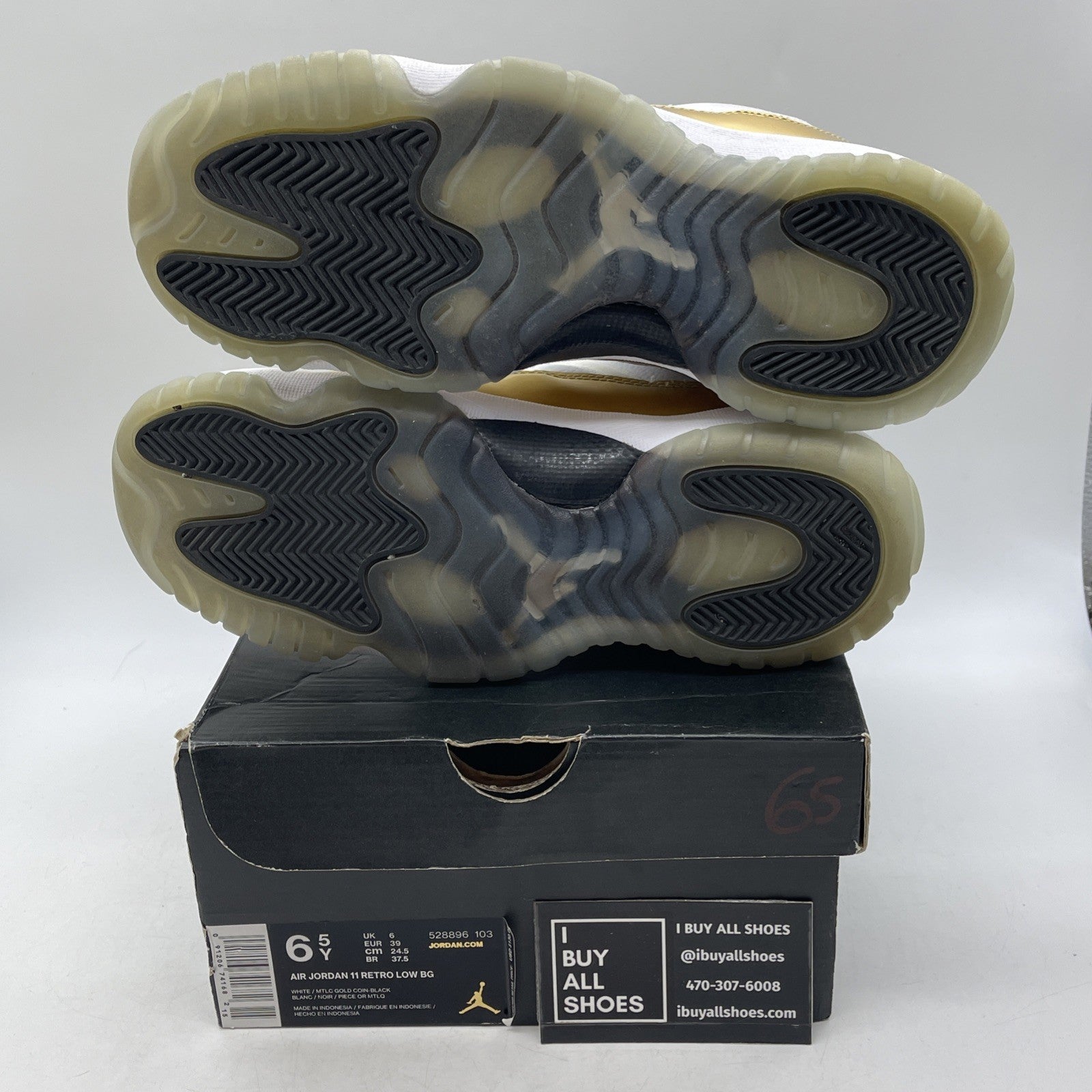 Size 6.5Y - Air Jordan 11 Retro Low Closing Ceremony (528896-103)