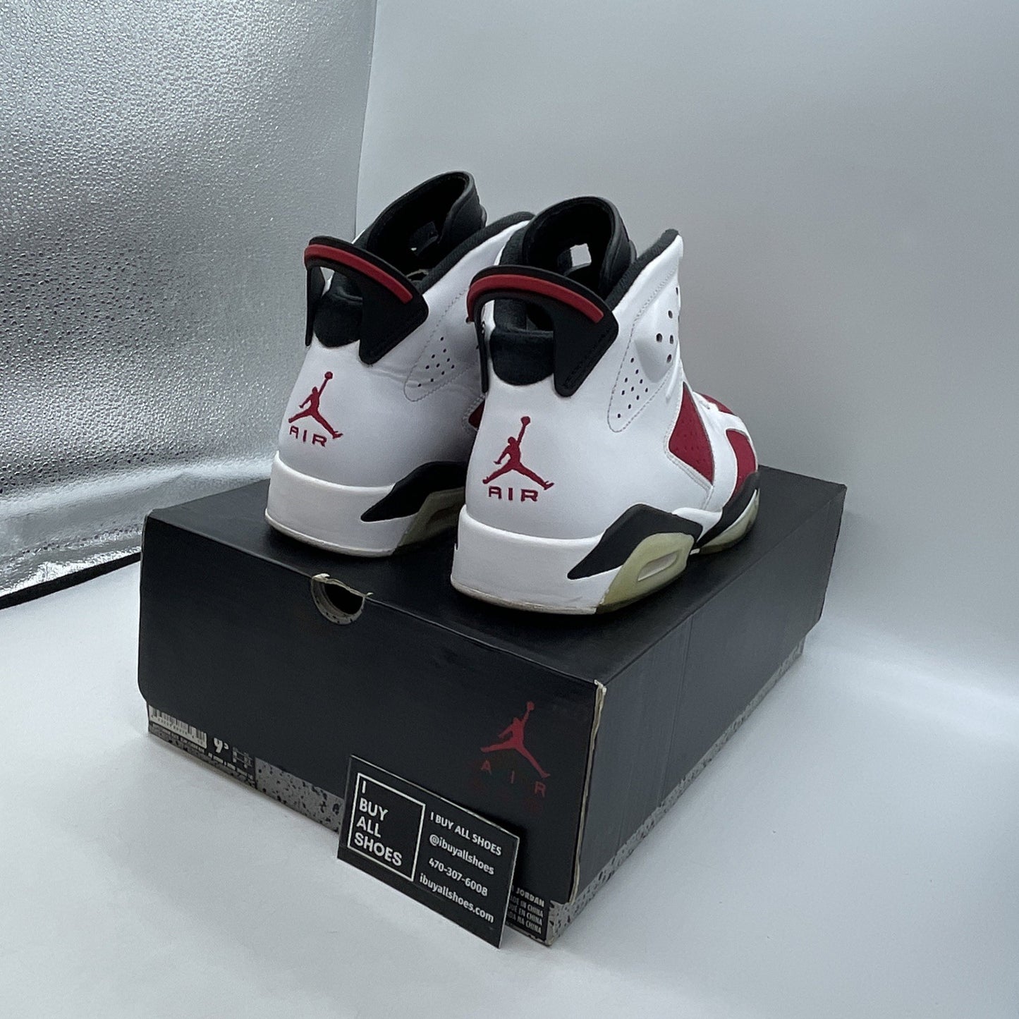 Size 9.5 - Air Jordan 6 Retro 2014 Carmine (384664-160)