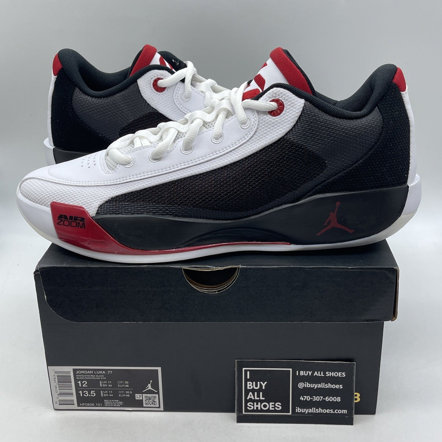 Size 12 - Air Jordan Luka .77 Bloodline (HF0806-101)