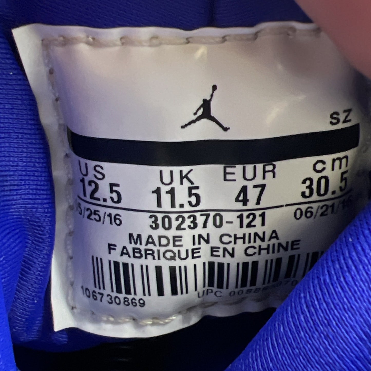 Size 12.5 - Air Jordan 9 Retro Kobe Blue White Yellow Leather (302370-121)