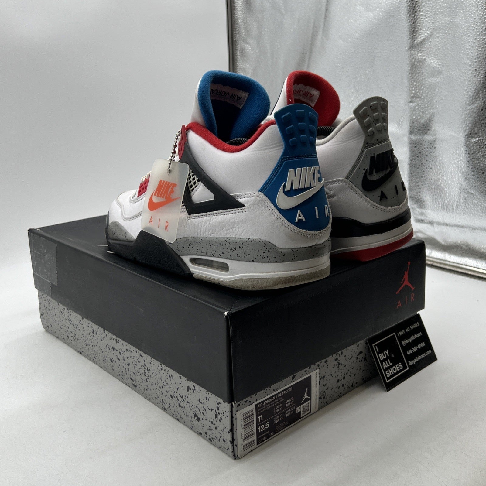 Size 12 - Air Jordan 4 Retro SE Mid What The 4 (CL1184-146)