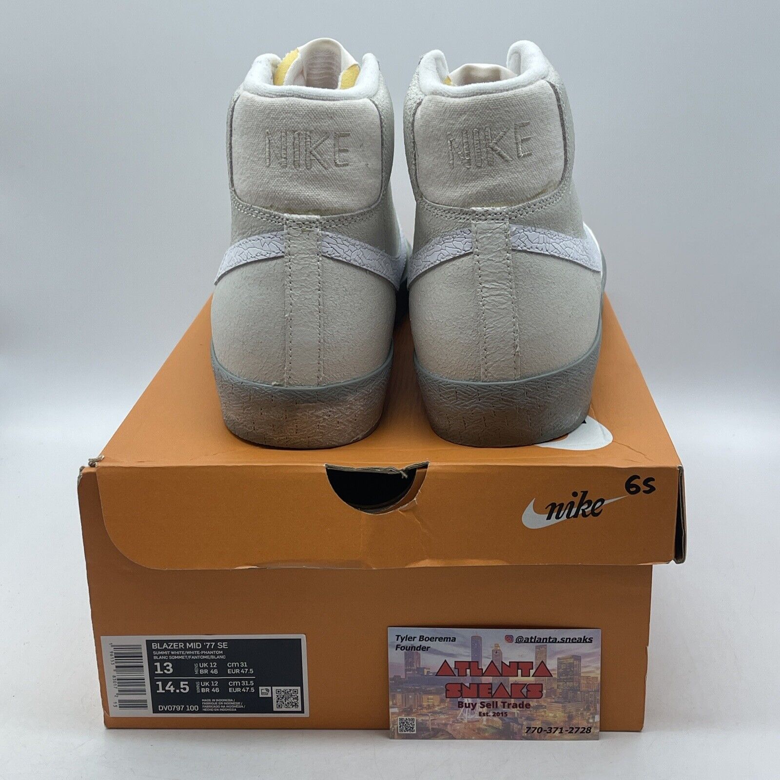 Size 13 - Nike Blazer '77 EMB Mid All-Star - Salt Flats Suede (DV0797-100)