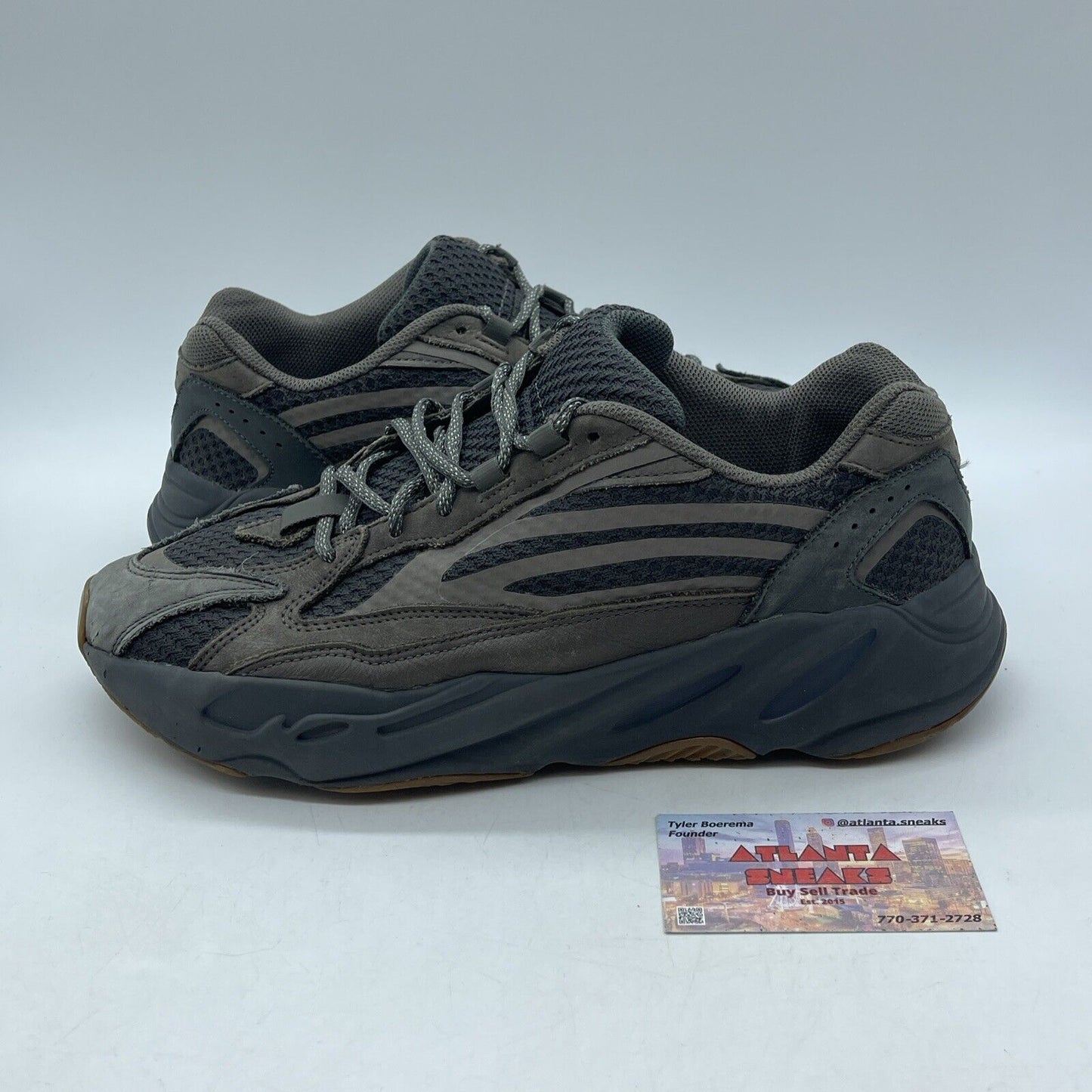 Size 10.5 - adidas Yeezy Boost 700 V2 Geode Black Brown Suede (EG6860)