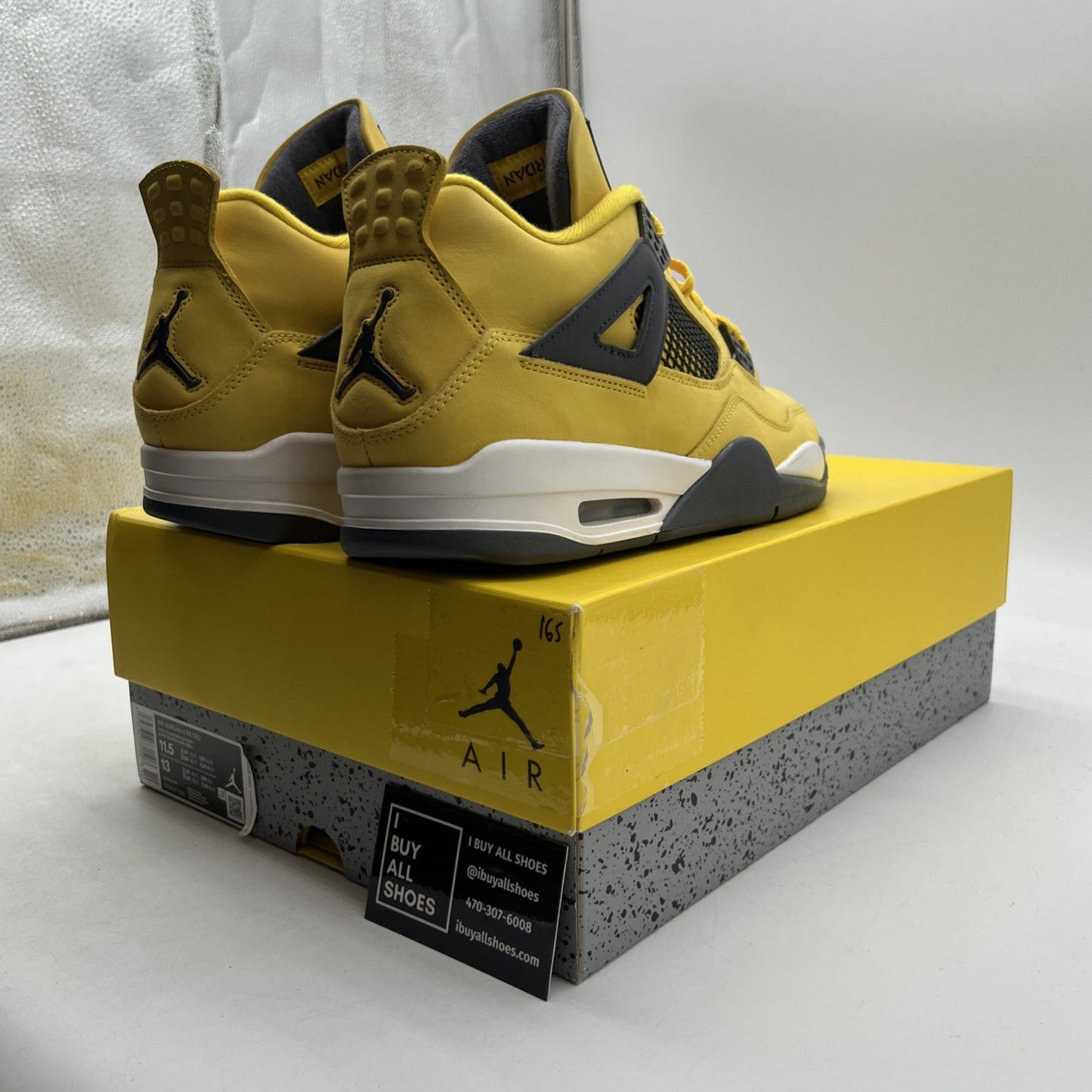 Size 11.5 - Air Jordan 4 Retro Mid Lightning (CT8527-700)