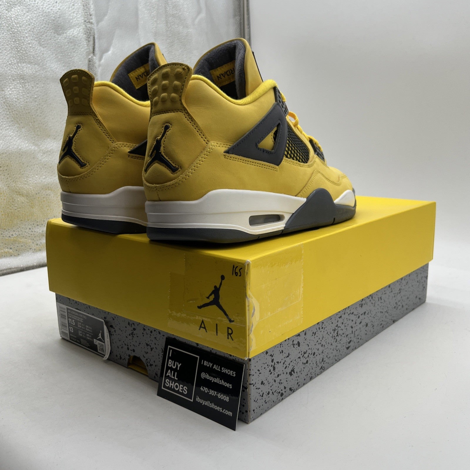 Size 11.5 - Air Jordan 4 Retro Mid Lightning (CT8527-700)