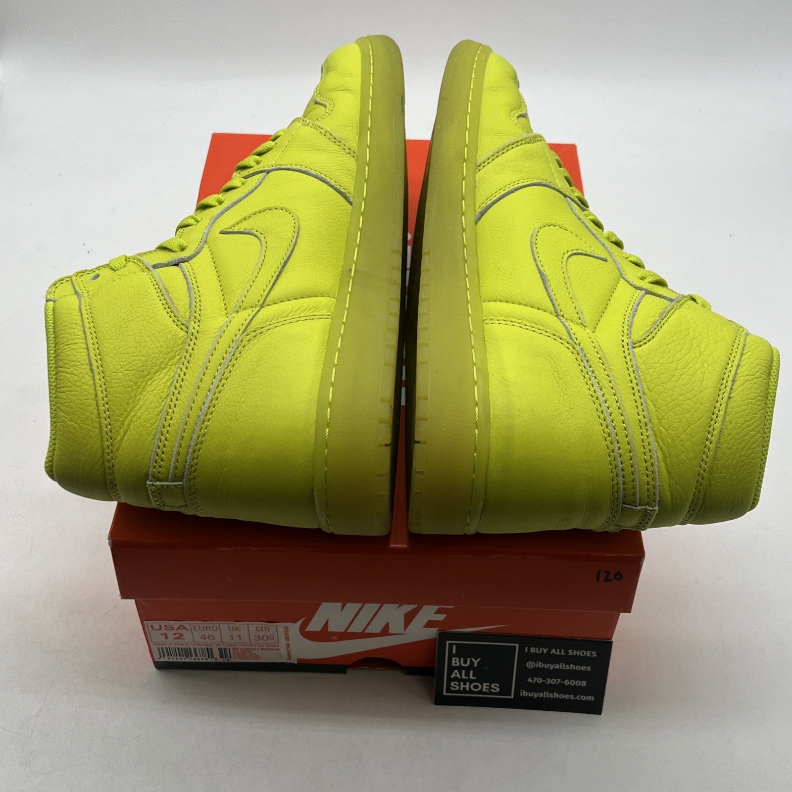 Size 12 - Air Jordan 1 Retro OG G8RD High Cyber (AJ5997-345)