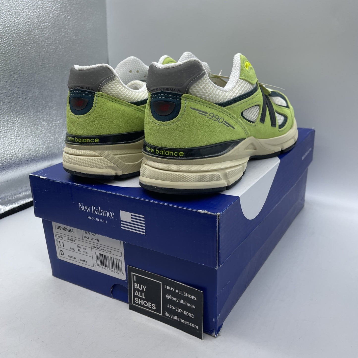 Size 11 - New Balance 990V4 Hi-Lite (U99ONB4)