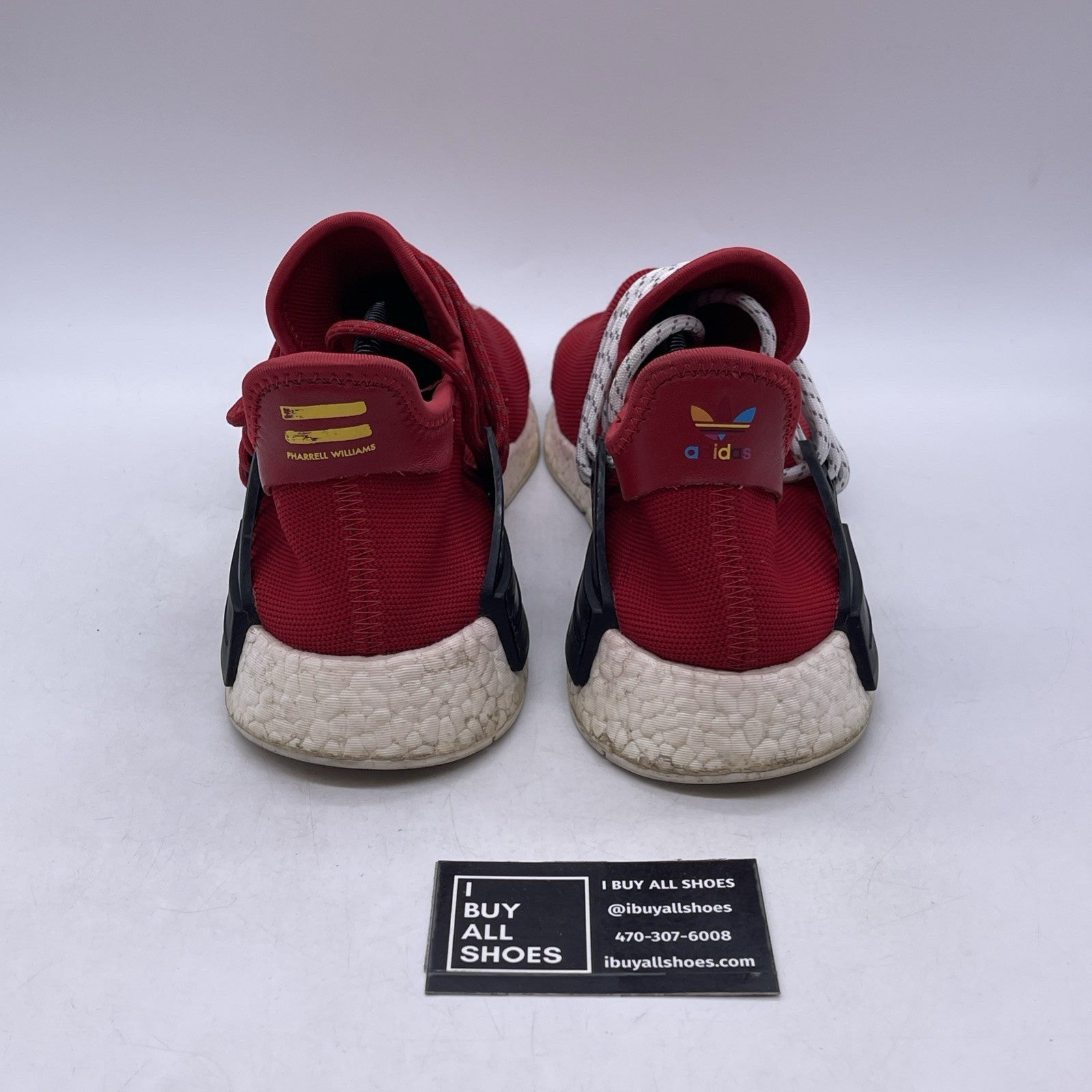 Size 10.5 - Adidas Pharrell x NMD Human Race Red (BB0616)