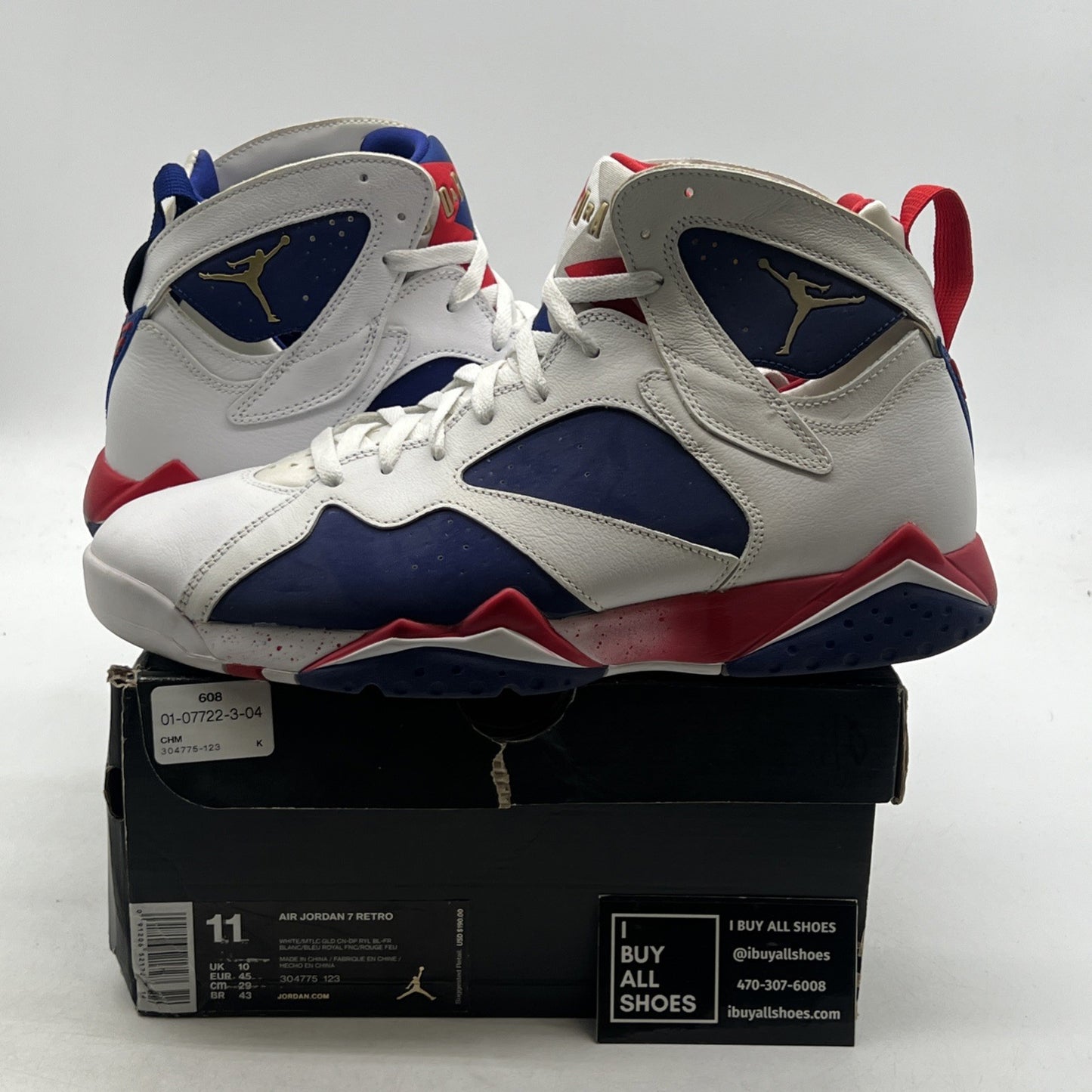 Size 11 - Air Jordan 7 Retro Tinker Alternate (304775-123)