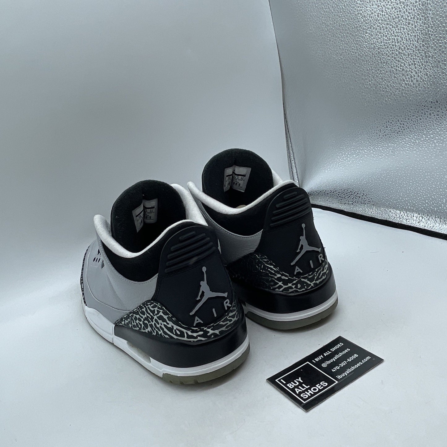 Size 14 - Air Jordan 3 Retro Wolf Grey (136064-004)