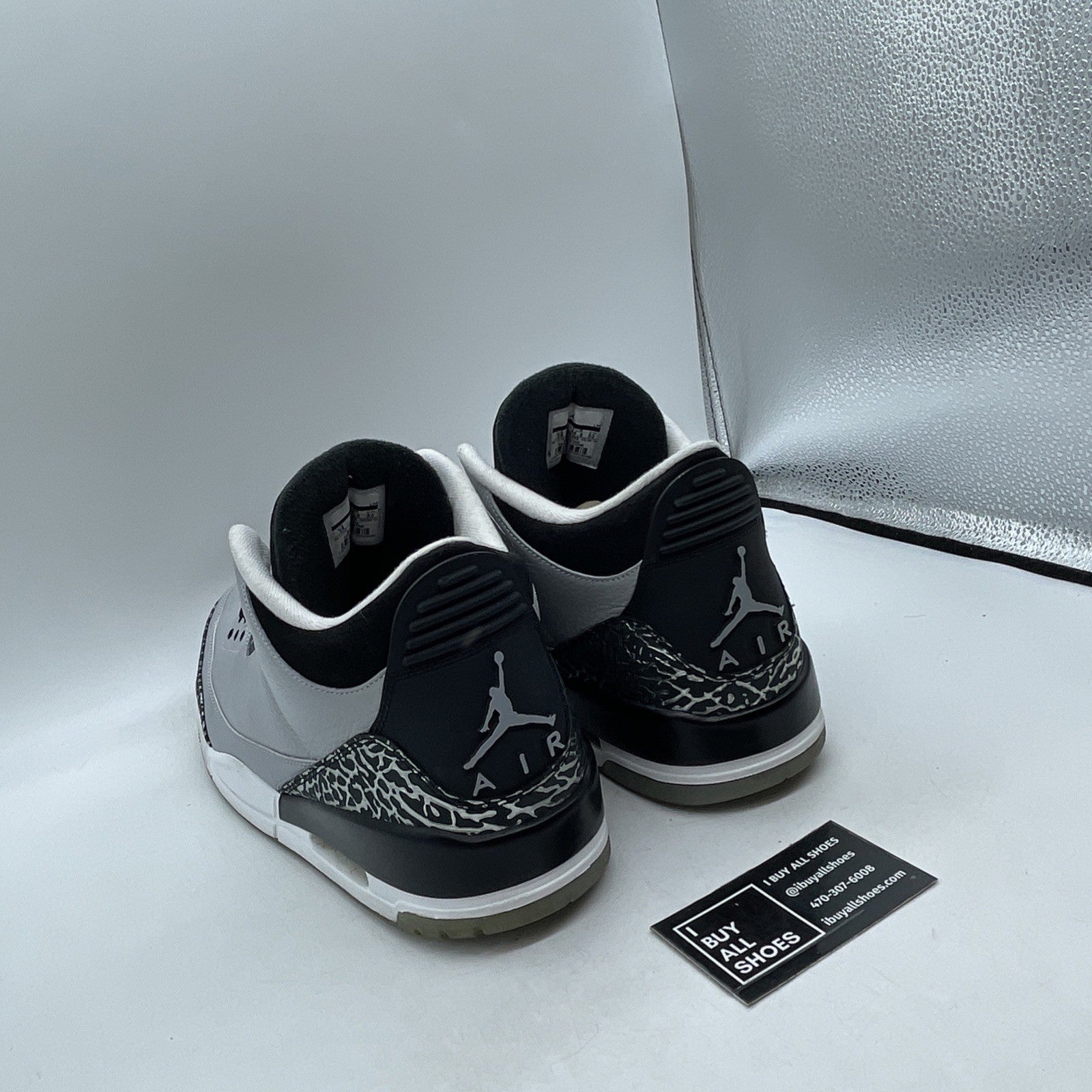 Size 14 - Air Jordan 3 Retro Wolf Grey (136064-004)