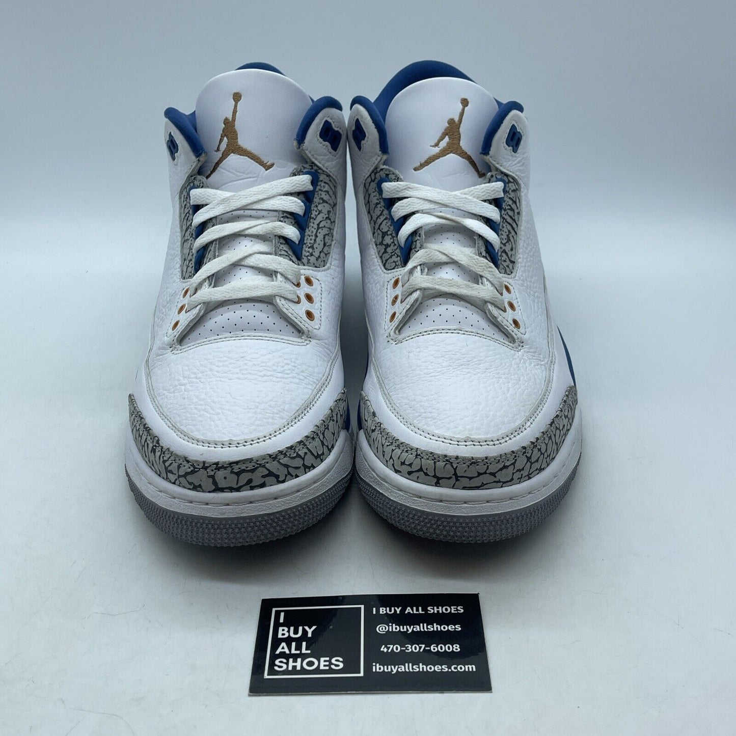 Size 11 - Jordan 3 Retro Mid Washington Wizards Blue White Grey (CT8532-148)