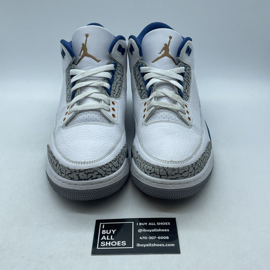 Size 11 - Jordan 3 Retro Mid Washington Wizards Blue White Grey (CT8532-148)