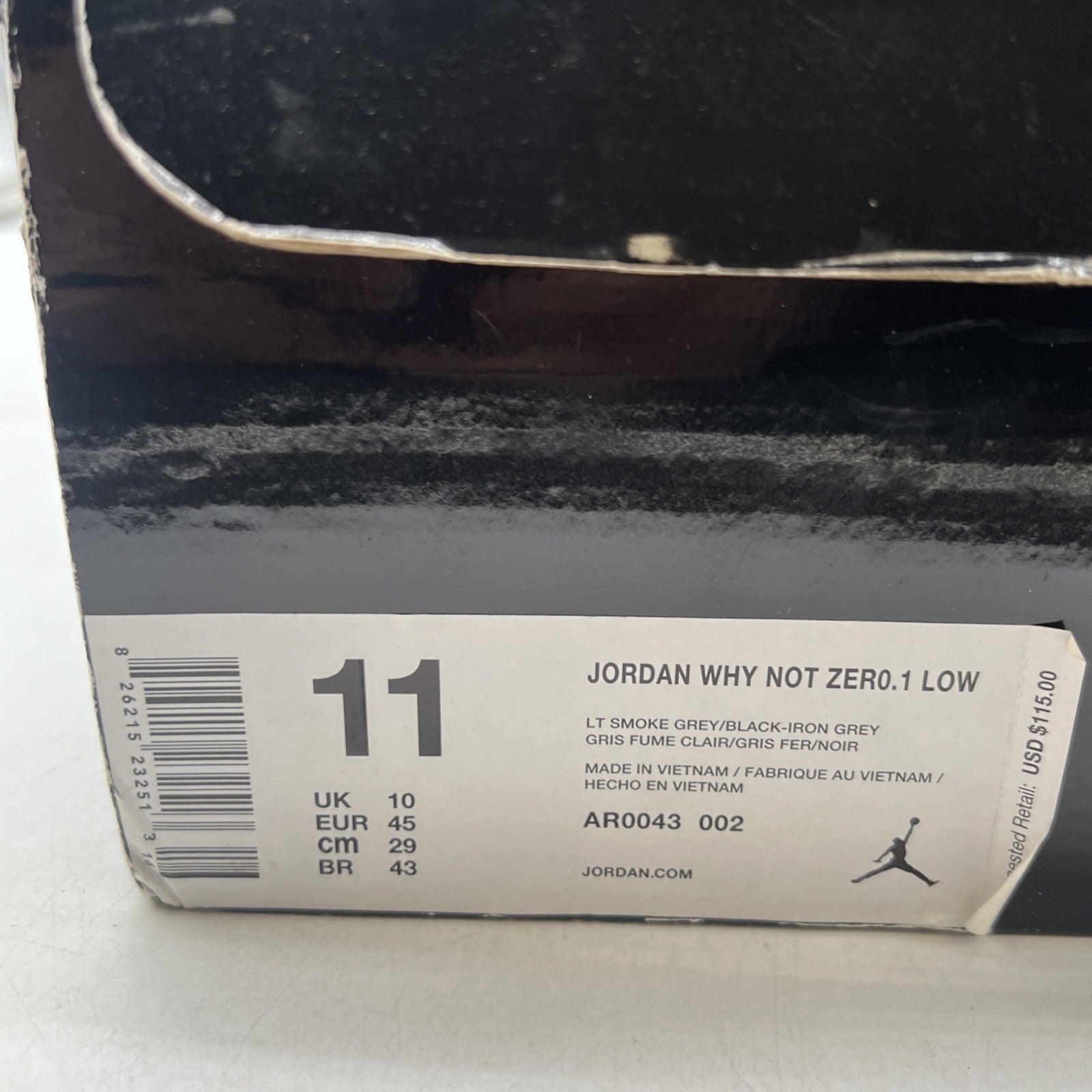 Size 11 - Jordan Why Not Zer0.1 Low Cement (AR0043-002)