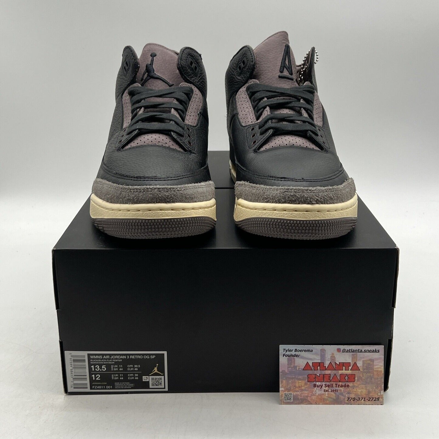 Size 13.5 - A Ma Maniére x Air Jordan 3 Retro While You Were Sleeping W