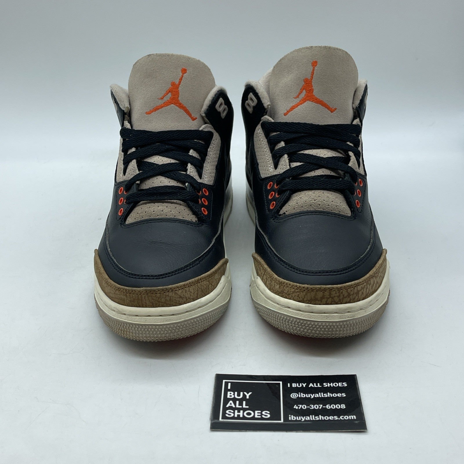 Size 8.5 - Jordan 3 Retro Mid Desert Elephant Black Brown Suede (CT8532-008)