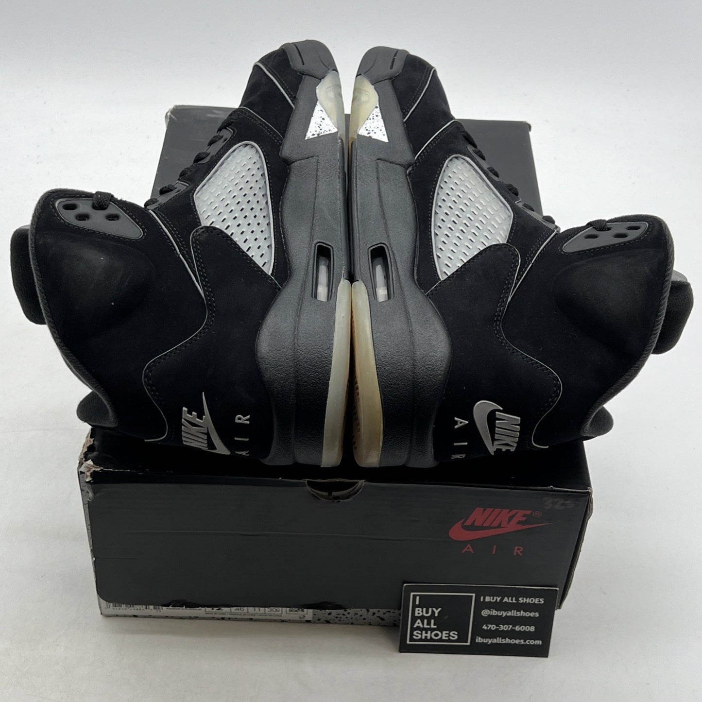 Size 12 - Air Jordan 5 Retro OG Black Metallic Reimagined (HF3975-001)